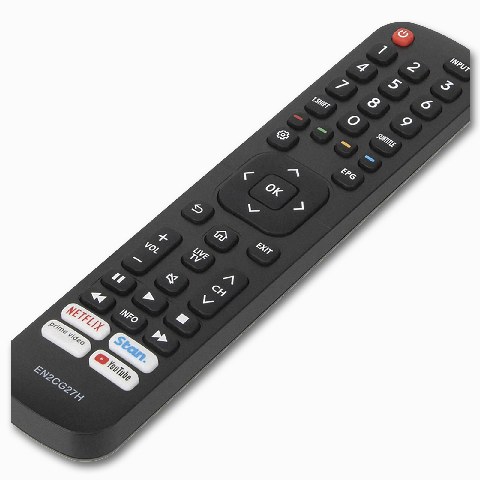 EN2CG27H Replacement Remote Control for Hisense Televisions - 2