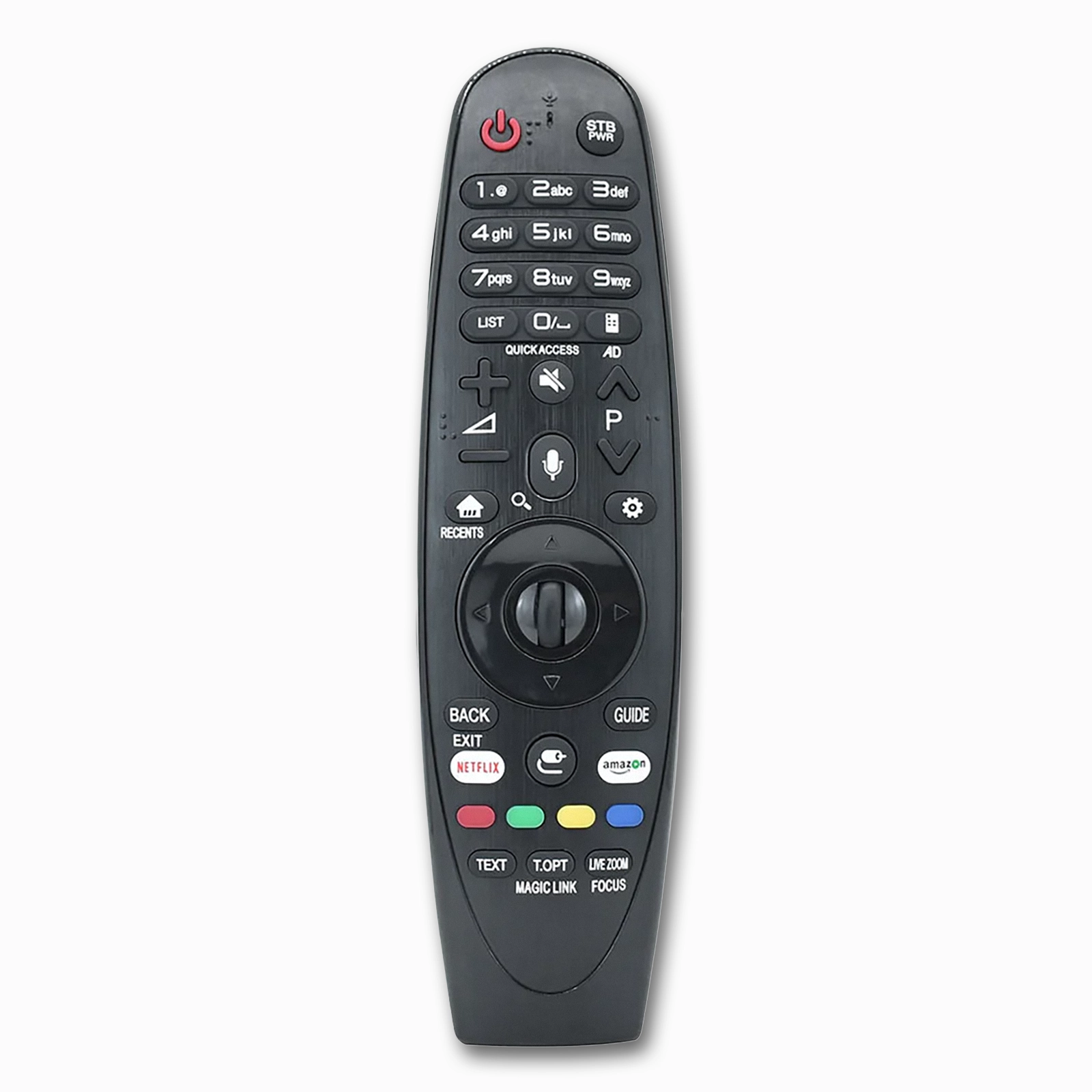 front view AN-MR650A Voice Function Replacement Remote for LG Televisions -