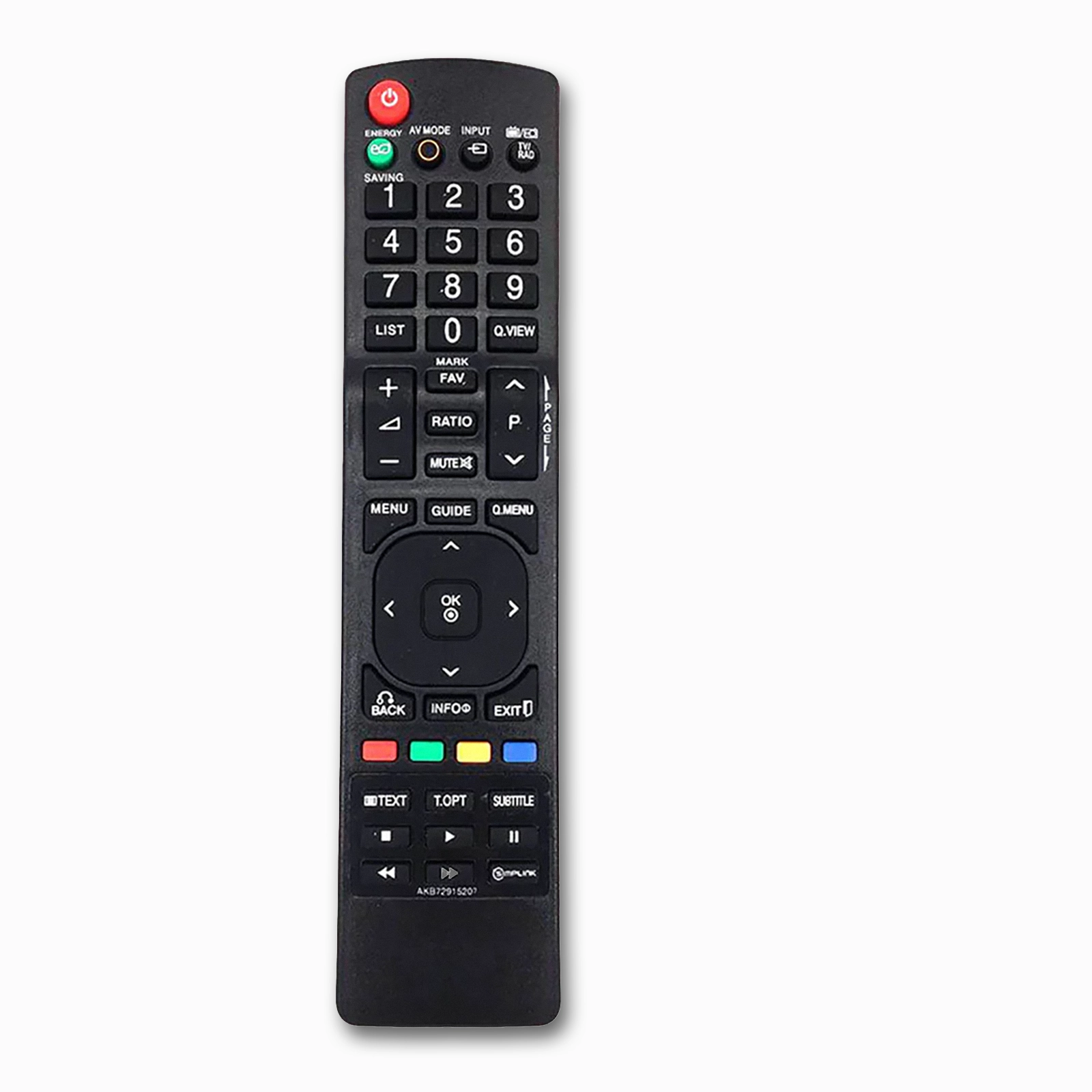 LG AKB72915207 Replacement Remote Control for LG LED and LCD Televisions - 1