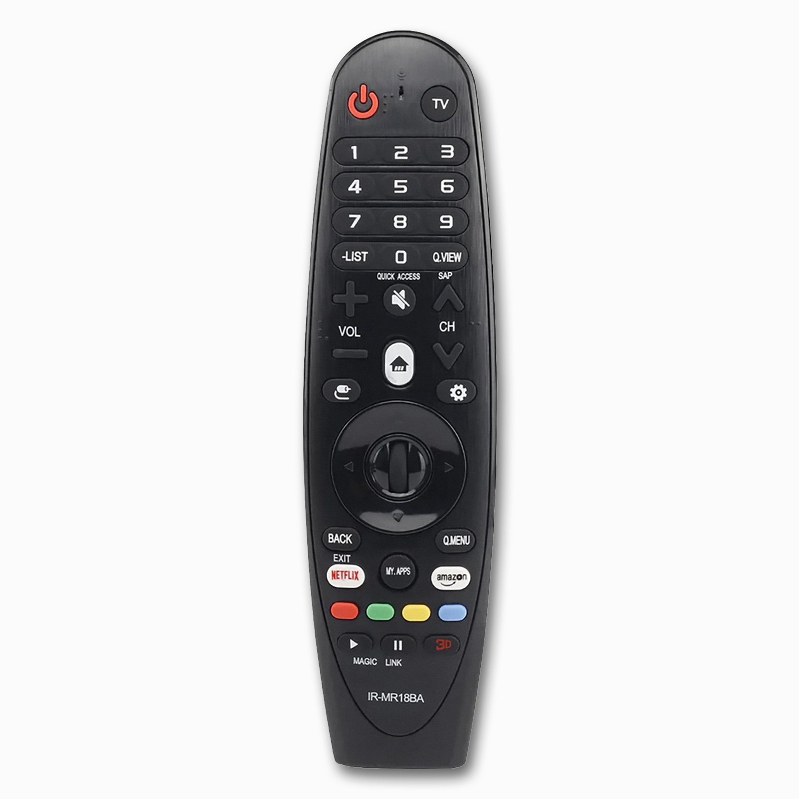 LG AN-MR18BA Replacement Remote Control Without Voice and Pointer Mouse for Compatible LG TVs - 1