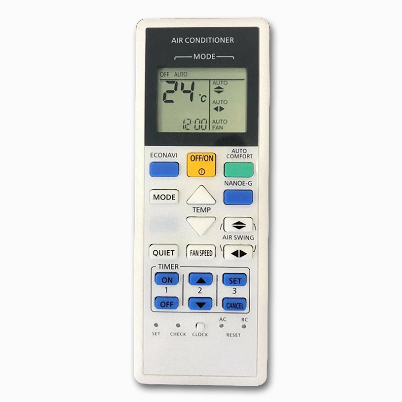 Panasonic A75C4143 Replacement Remote Control for Air Conditioners (Cool Only) - A75C4406, A75C4145, A75C3111 - 1(1)