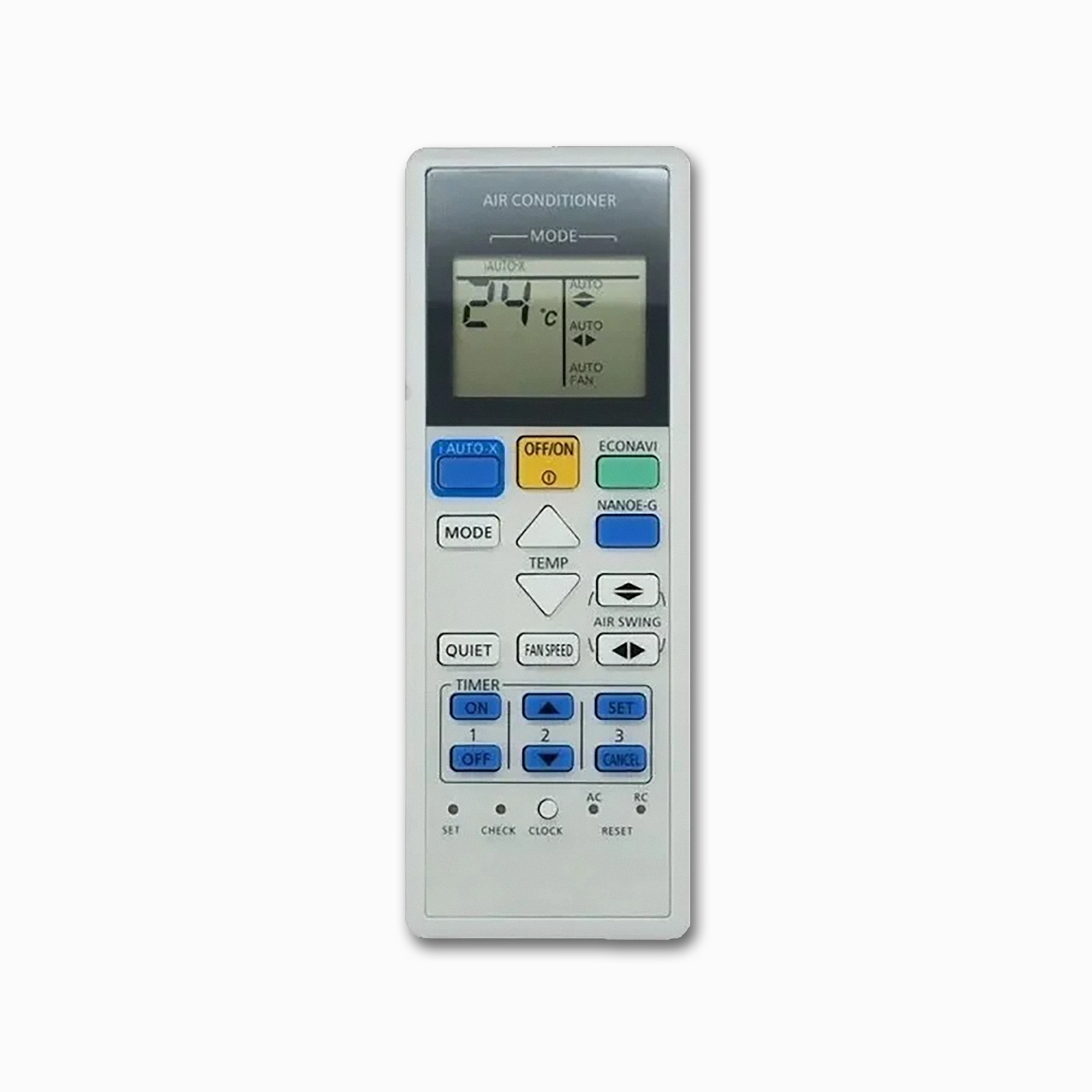 Panasonic A75C4406 Replacement Remote Control, No Heat Mode for Compatible Air Conditioners - 1