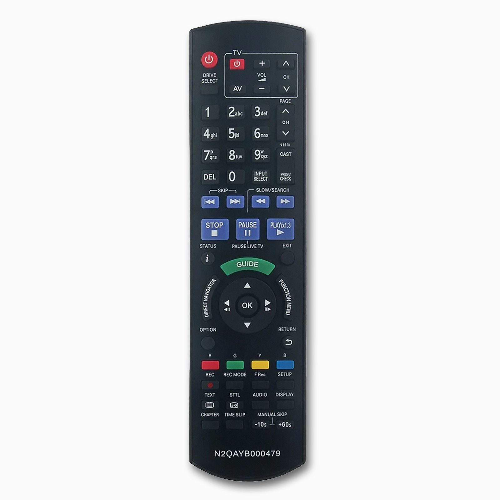 Replacement Remote Control for Panasonic DVD HDD Recorder DIGA Series - 1