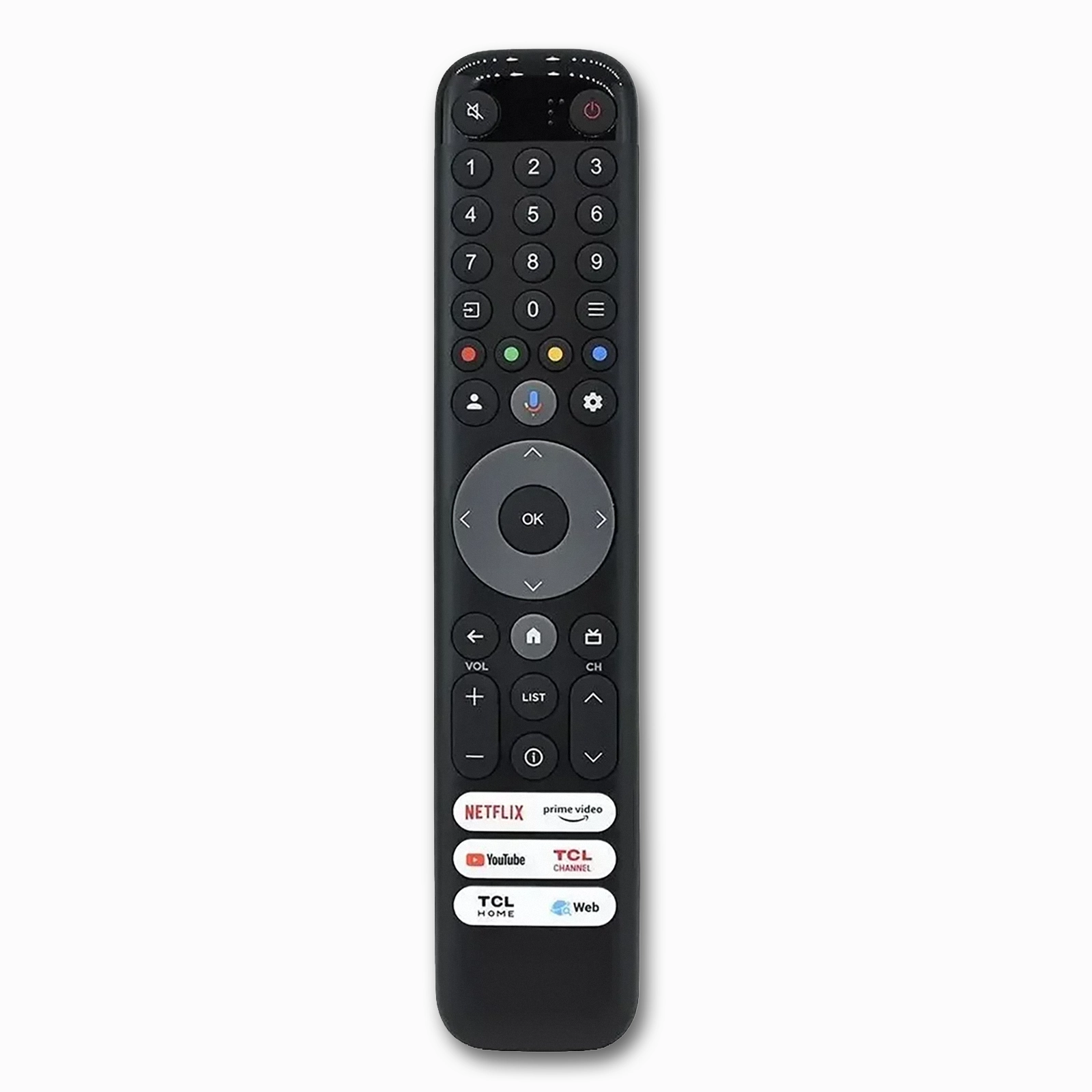 TCL RC833 GUB1 RC813 Replacement Remote Control No Voice for Compatible TCL TVs - 1
