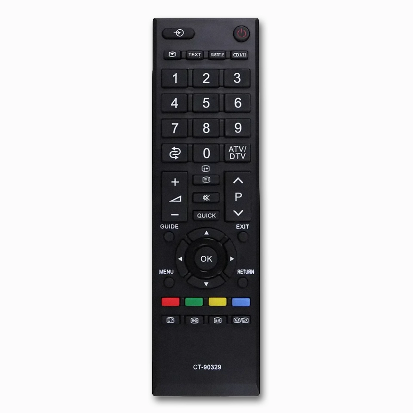 Toshiba CT-90329 Replacement Remote Control for Toshiba LCD LED Televisions - 1