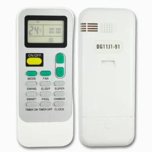 Alternative view of Hisense DG11J1-91 Air Conditioner Remote | HPA27C HPA33C Portable AC Units