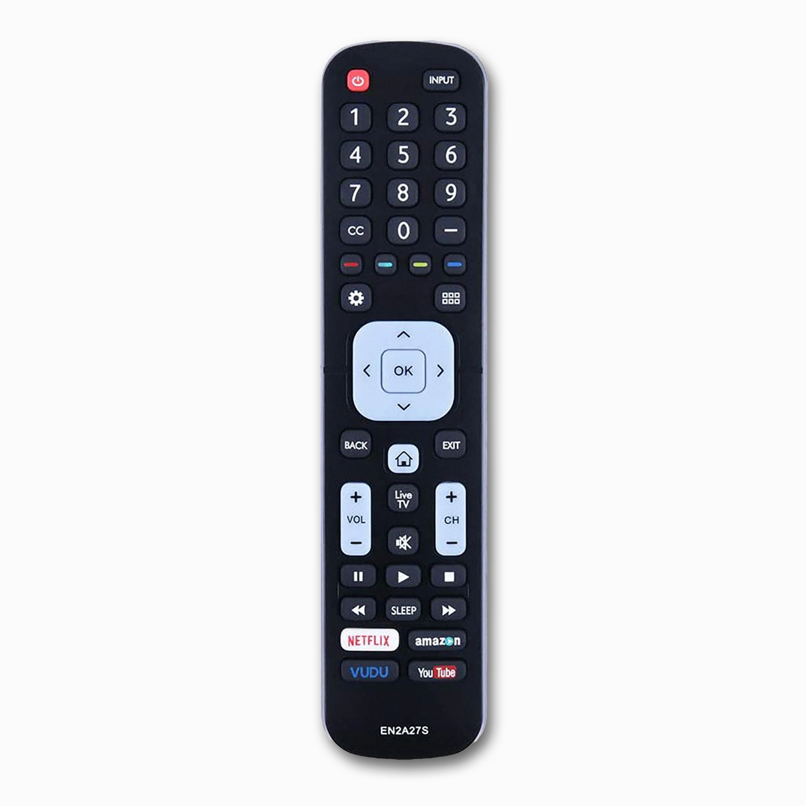 Hisense EN2A27S Replacement Remote | No Programming | LC N-Series Smart TVs