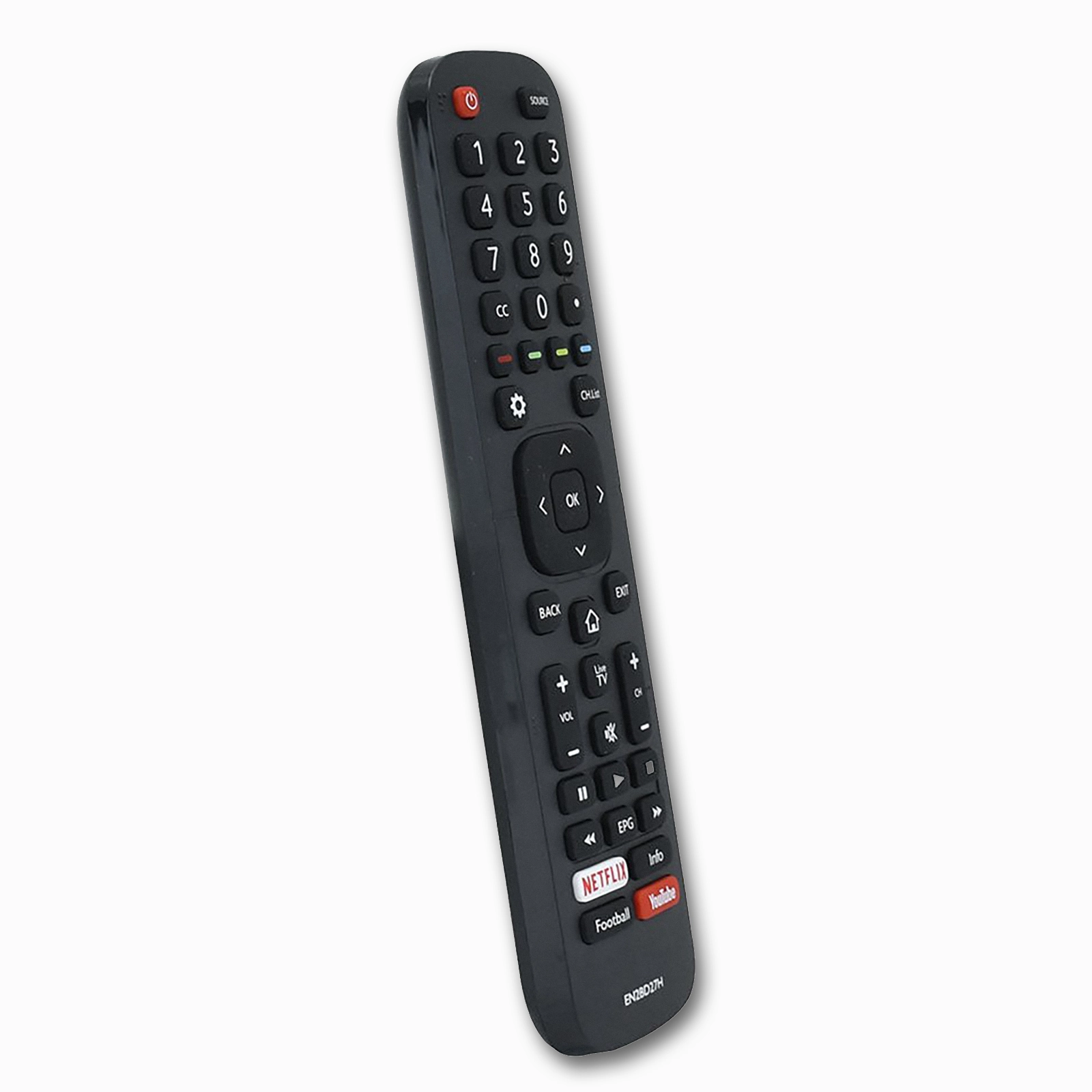 Hisense EN2BD27H Remote Control Replacement | A5605 E5600 K303 Series TVs - Image 2