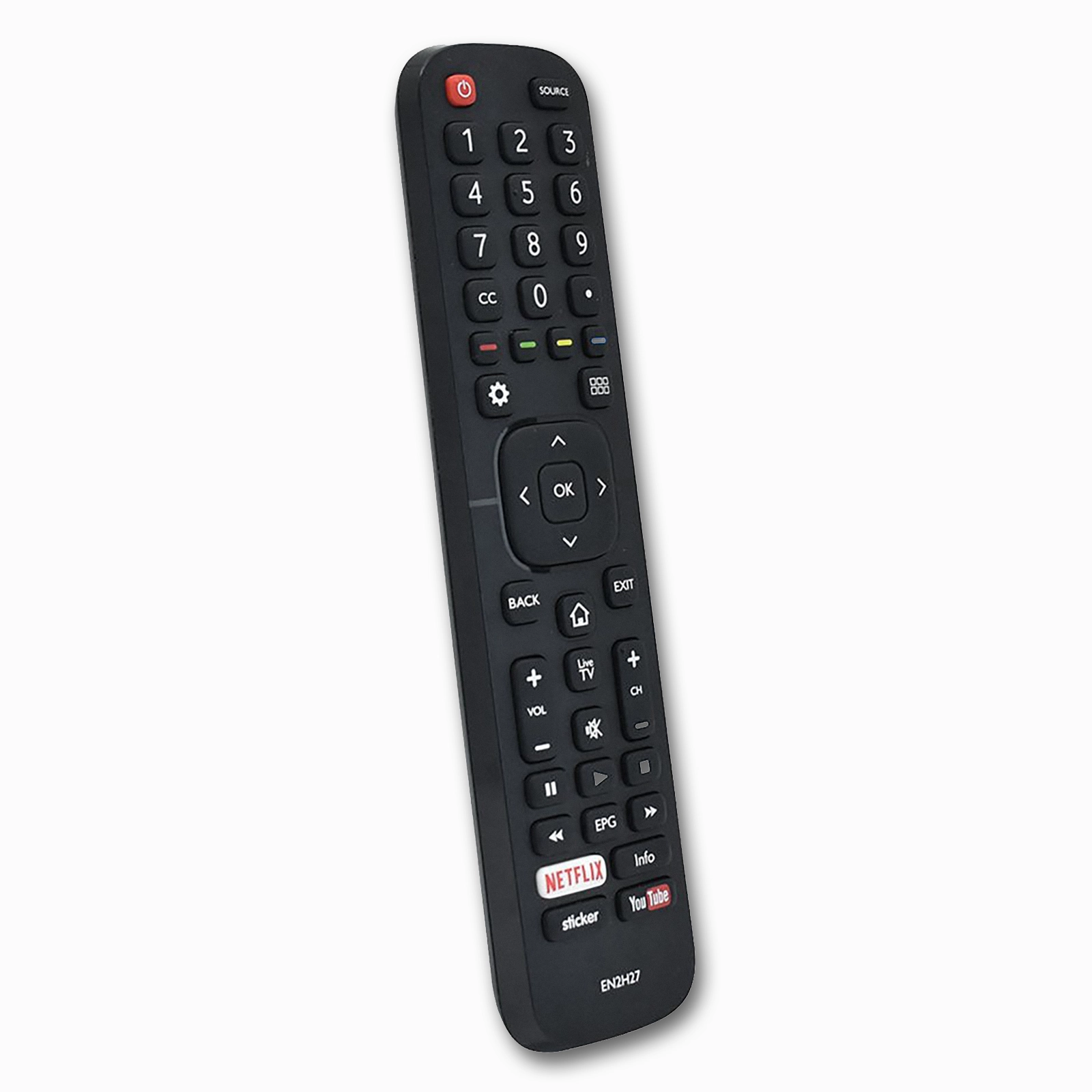Hisense EN2H27 Replacement Remote | No Programming | H6B H7GB Series TVs - Image 2