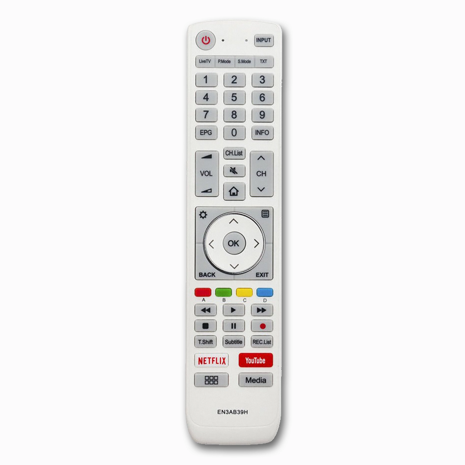 Hisense EN3AB39H Replacement Remote | P1 P2 P4 R7 R8 Series | Voice-Free IR Control