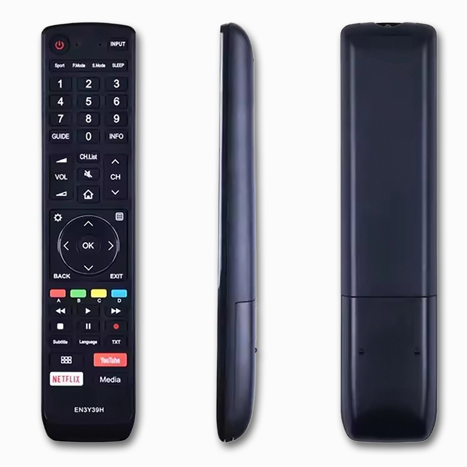 Hisense EN3Y39H Replacement Remote | IR Only No Bluetooth | K Series HSL LED TVs - Image 2