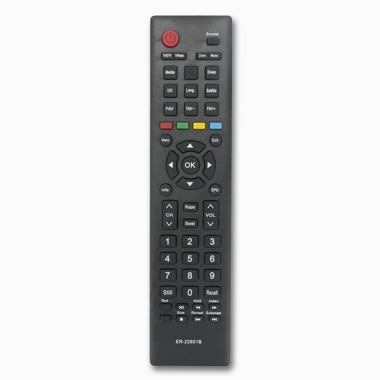 Hisense ER-22601B Replacement Remote | No Programming | HL24 HL32 HL40 HL50 Series TVs