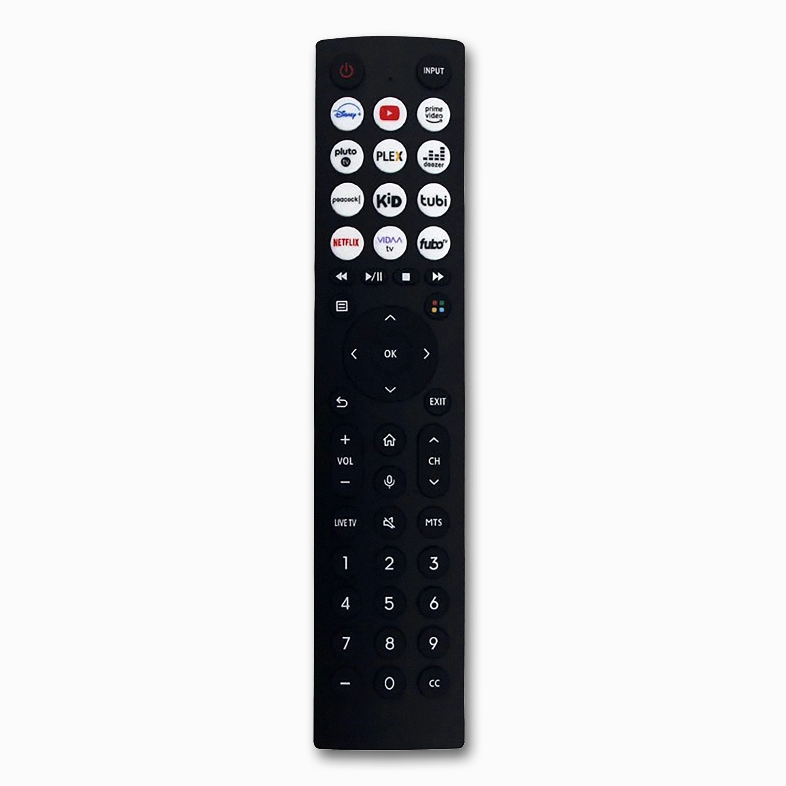 Hisense ERF2B36H Replacement Remote | No Programming | A6GV A45GV A35HUV Series