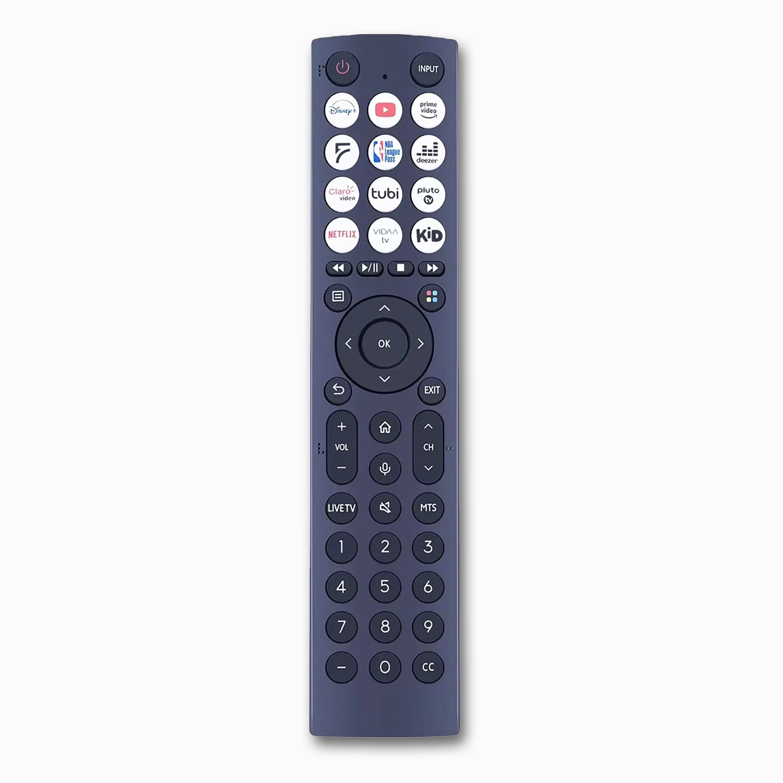 Hisense ERF2D36H Replacement Remote | No Voice | A5 A6 Series Smart TVs