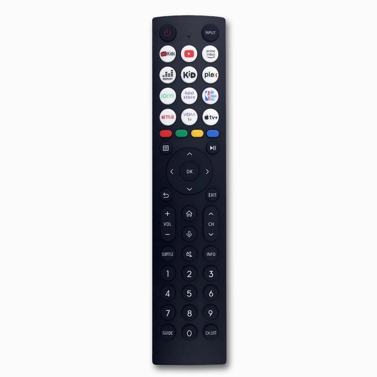 Hisense ERF2H36H Replacement Remote | No Voice Control | A4 A5 A6 A7 E4 U7 U8 Series TVs