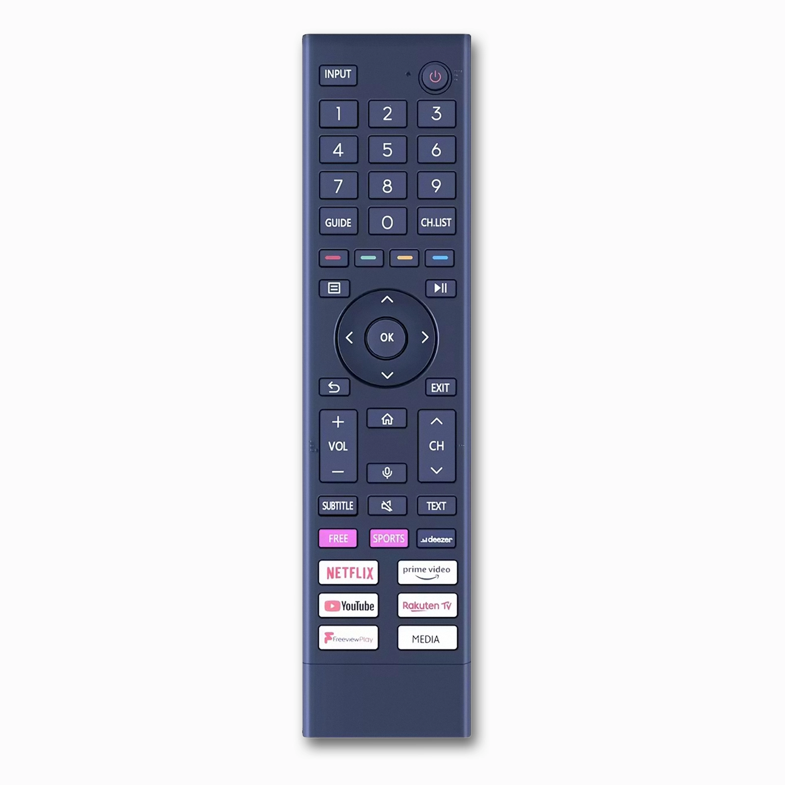 Hisense ERF3A80 Replacement Remote | IR Control | A6G Series TVs