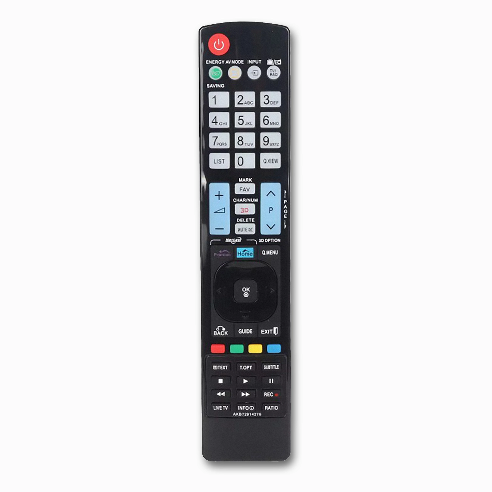 LG AKB72914276 AKB73275612 Replacement Remote | No Programming | 32LD350 42LW5700 47LW5700 55LW5700 Compatible