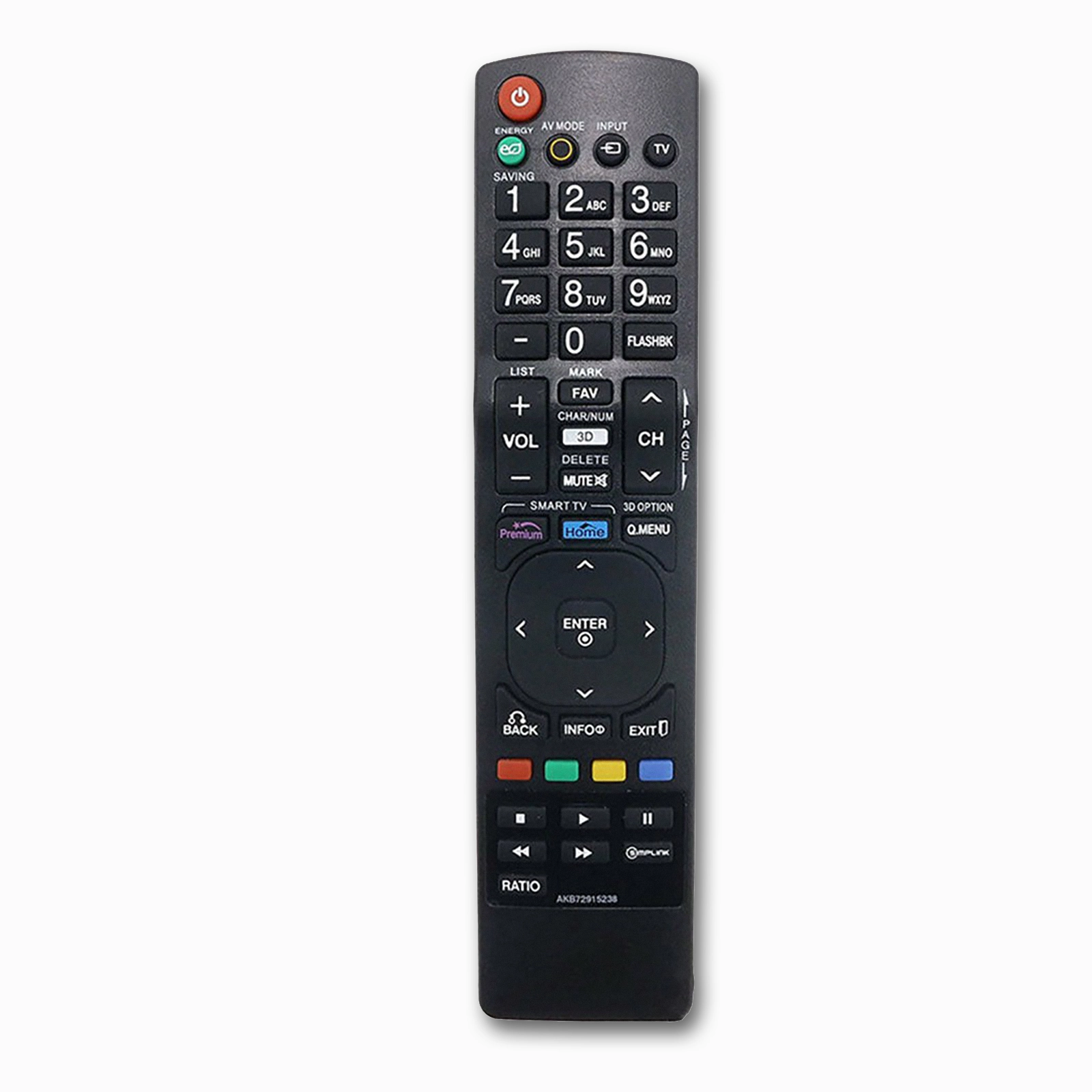 LG AKB72915238 Replacement Remote Control | No Programming Required | 42LW5700 47LV5400 55LW5700 LV Series Televisions