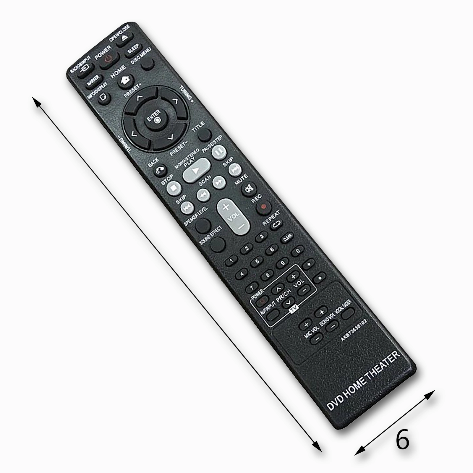 LG AKB73636102 AKB37026852 Replacement Remote | Home Theatre Systems | Blu-Ray DVD Players - Image 5