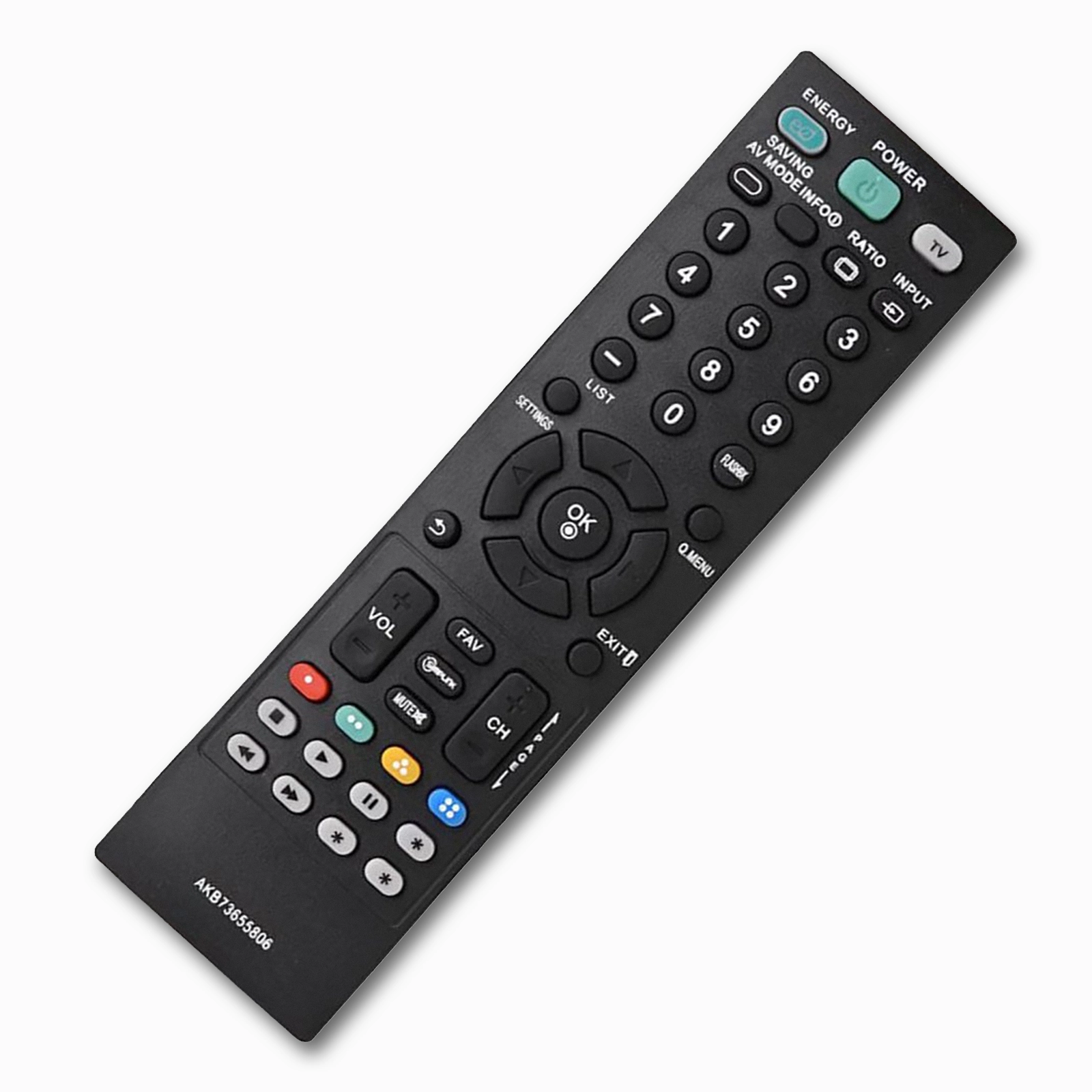 LG AKB73655806 Replacement Remote | 49LH590V 32LS3400 Compatible | Plug & Play IR Control - Image 2