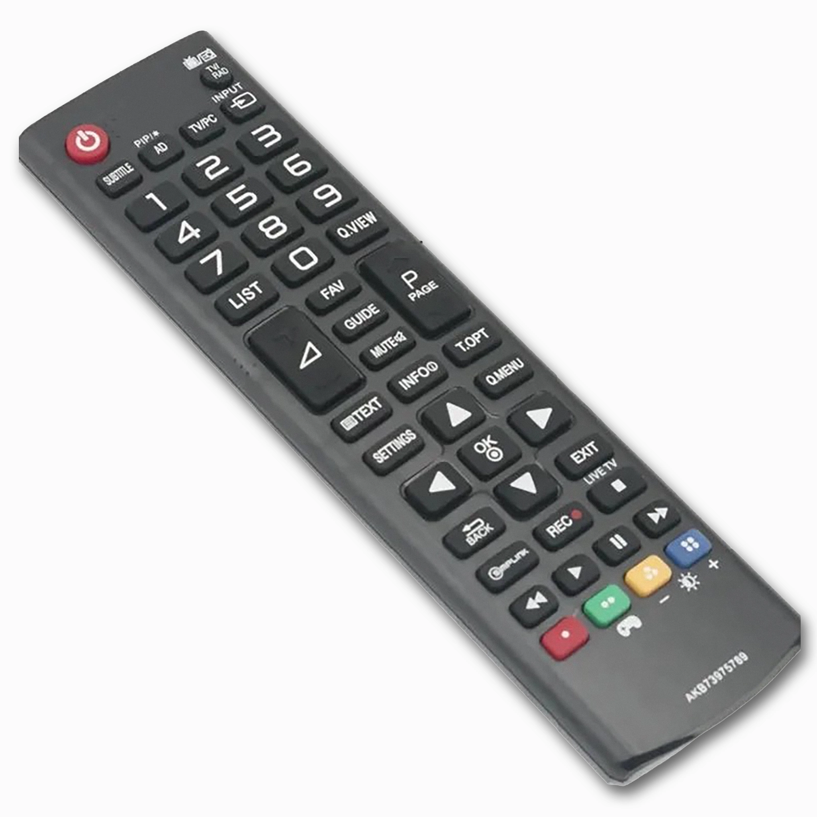 LG AKB73975789 Replacement Remote Control | Plug and Play | 22MT45D 24MT45D 28MT45D 29MT45D Compatible - Image 2