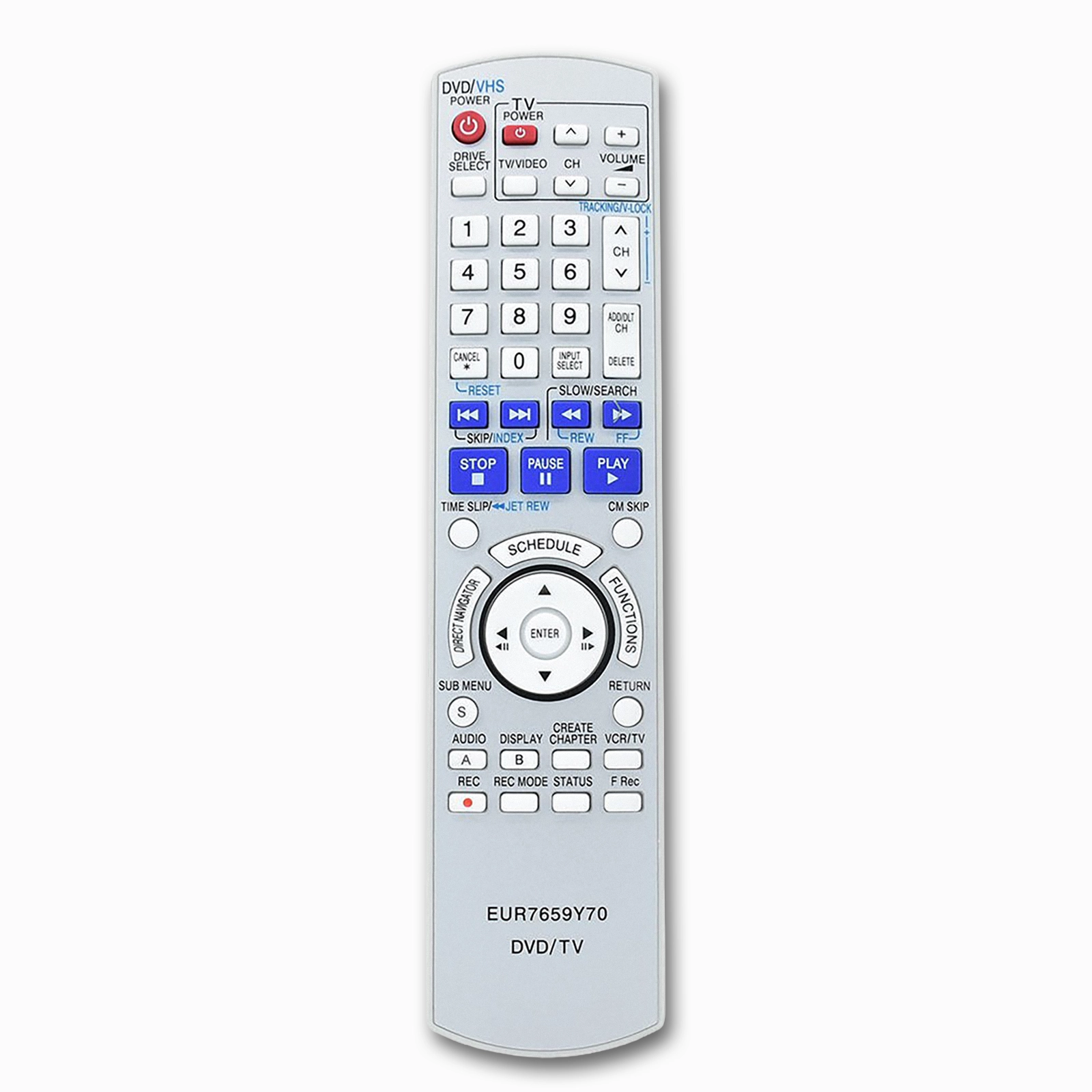 Panasonic EUR7659Y70 DVD Recorder Remote | DMR-ES35V DMR-ES45V DMR-EZ48V