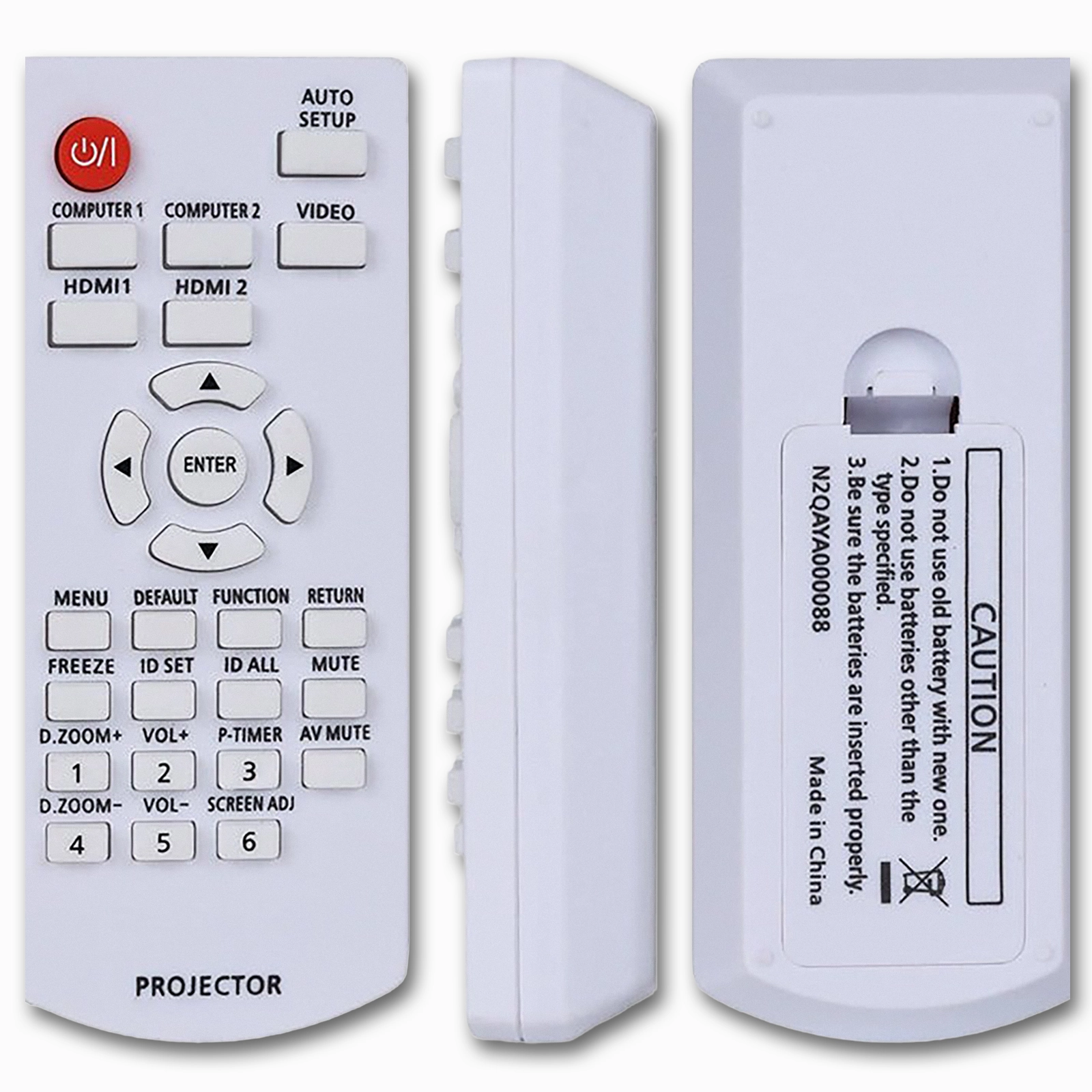 Panasonic N2QAYA000088 Projector Remote | Plug-and-Play | PT-VW PT-VX PT-VZ Series - Image 4