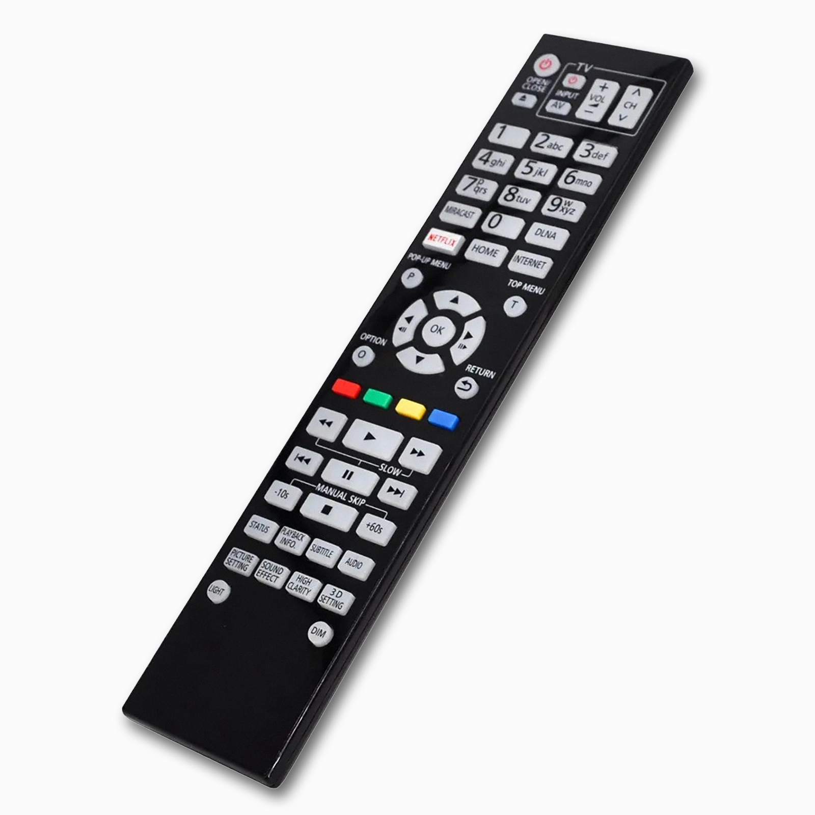 Panasonic N2QAYA000128 Blu-Ray Remote | Plug & Play | DMP-UB900 UB900GN Series - Image 3