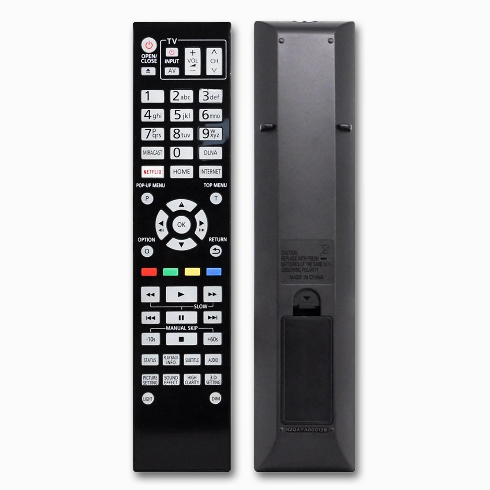 Panasonic N2QAYA000128 Blu-Ray Remote | Plug & Play | DMP-UB900 UB900GN Series - Image 4