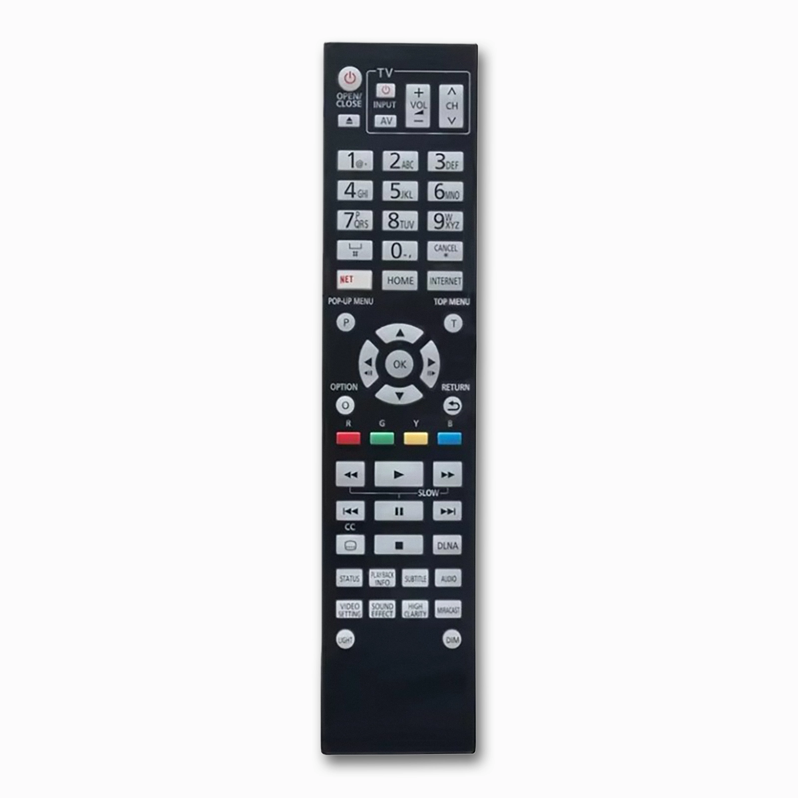 Panasonic N2QAYA000131 Blu-ray Remote | DMP-UB900 DMP-BDT700 | Plug & Play