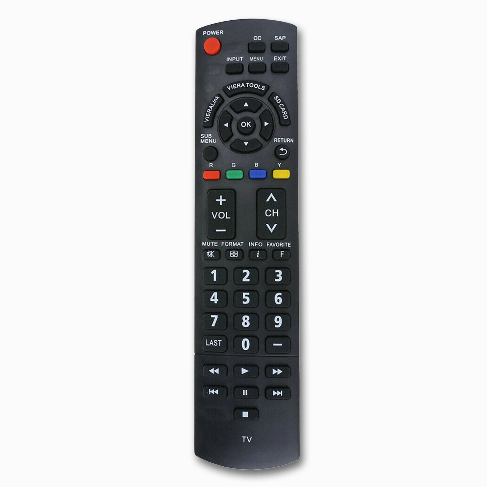 Panasonic N2QAYB000321 Remote | Plug-and-Play | Viera Plasma TC-32LX14N TC-42PS14 TC-42PX14 TC-50PS14