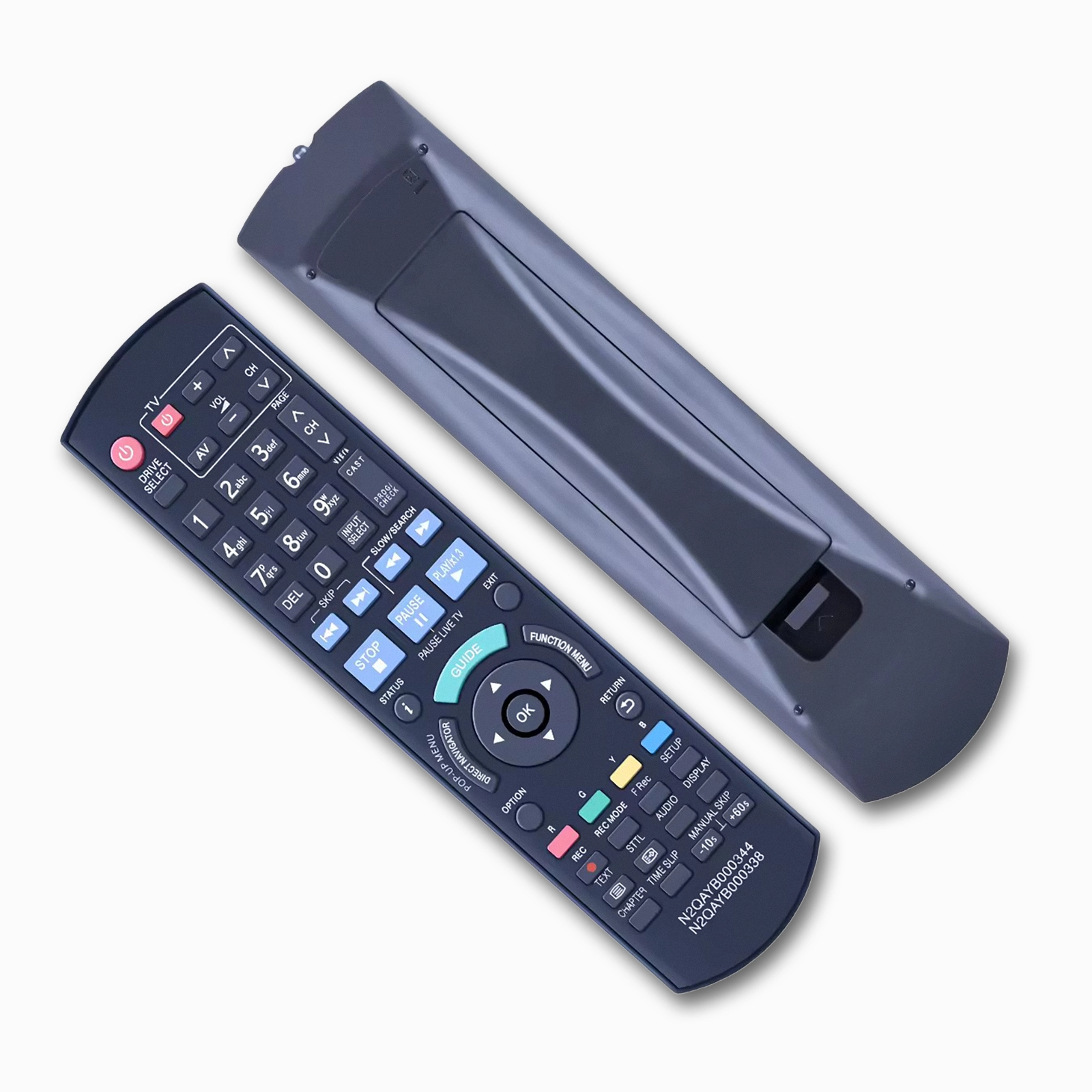 Panasonic N2QAYB000344 N2QAYB000338 Replacement Remote | Blu-ray DVD Recorder | DMR Series - Image 3