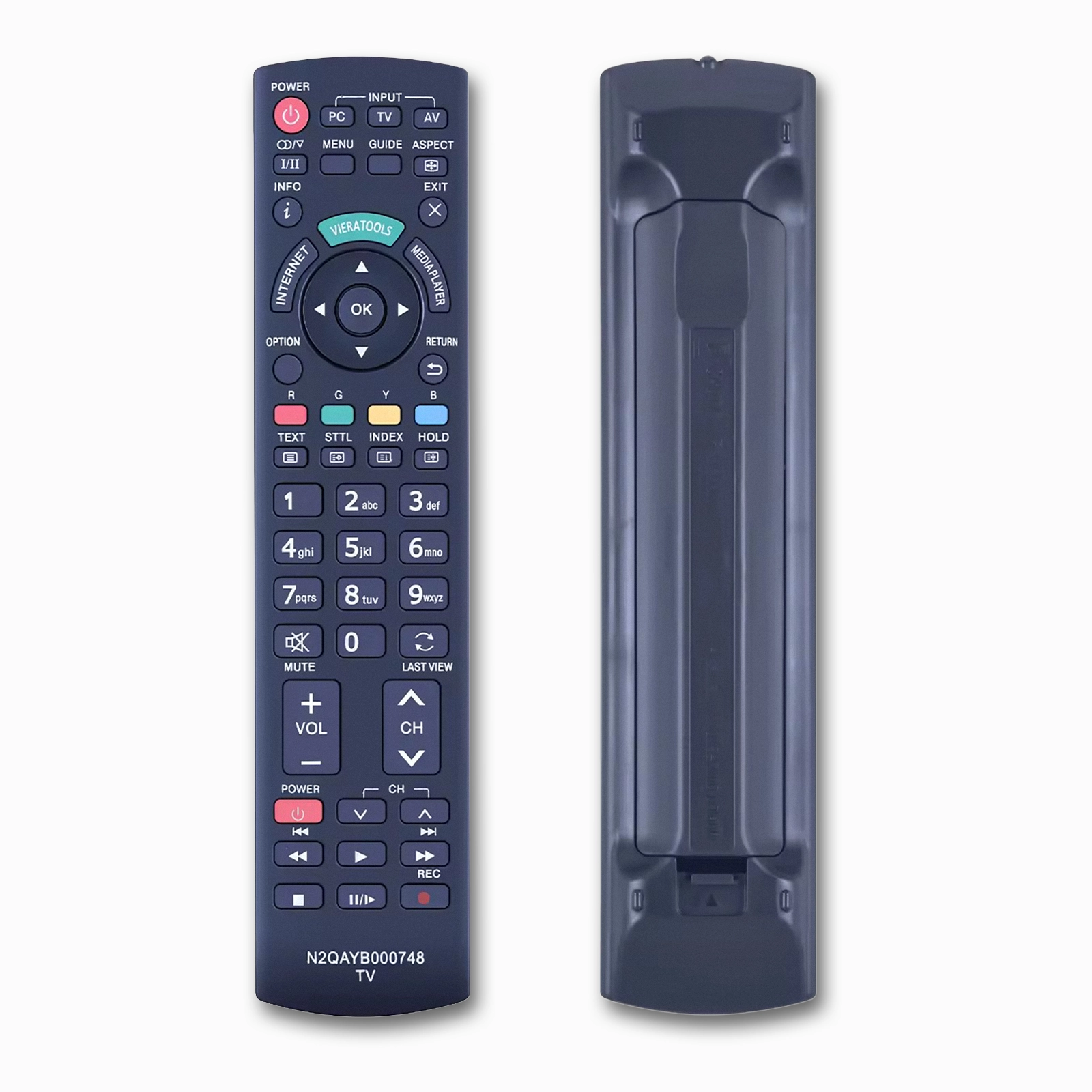 Panasonic N2QAYB000748 Replacement Remote | Plug-and-Play | TH-L32E5A TH-L42E5A TVs - Image 2