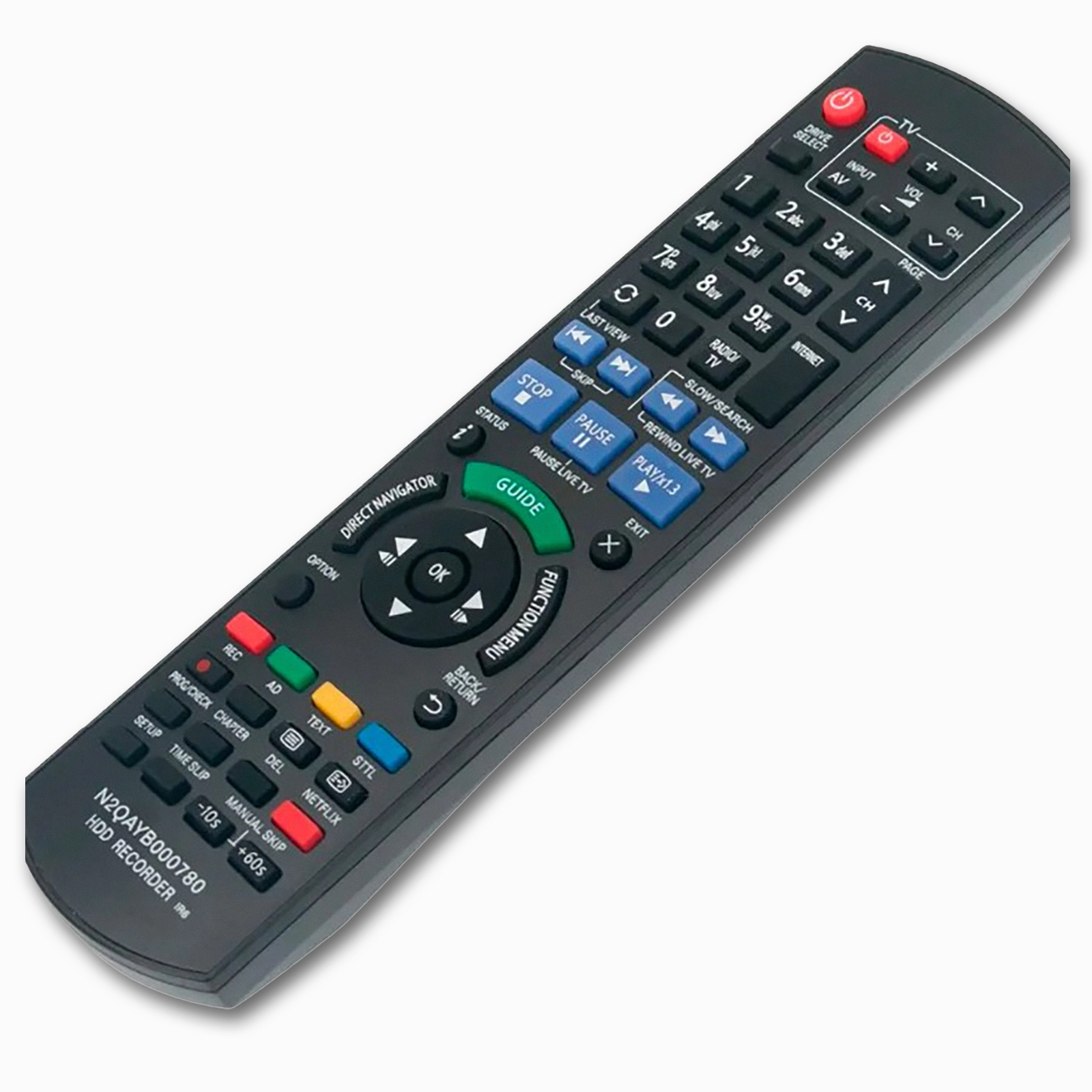 Panasonic N2QAYB000780 HDD Recorder Remote | Plug-and-Play | DMR Series - Image 2