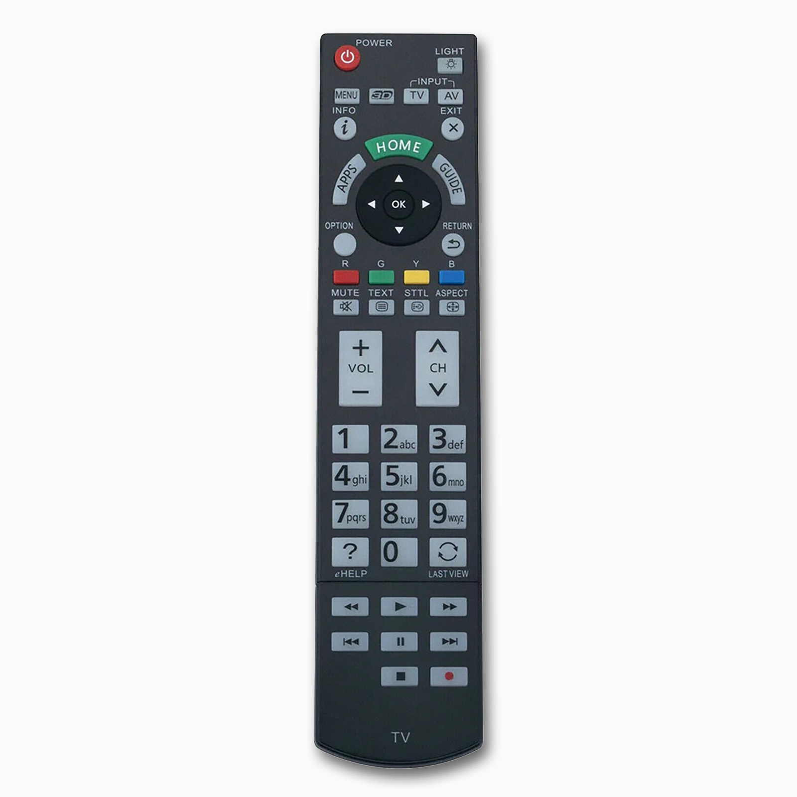 Panasonic N2QAYB000854 Plasma TV Remote | No Programming | VT50 VT60 Series