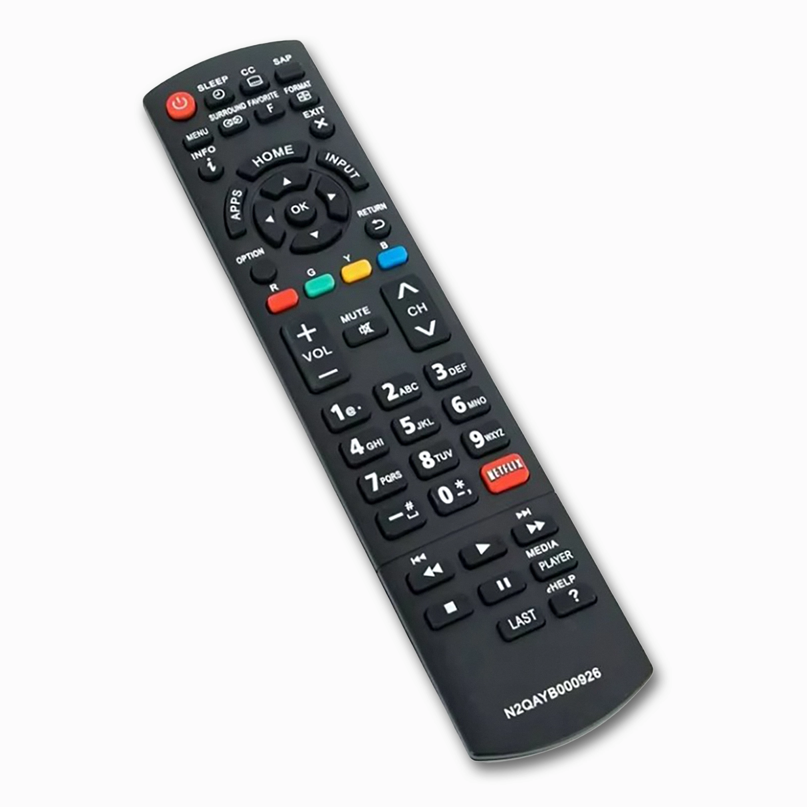 Panasonic N2QAYB000928 Replacement Remote | No Programming | AS Series TVs - Image 2