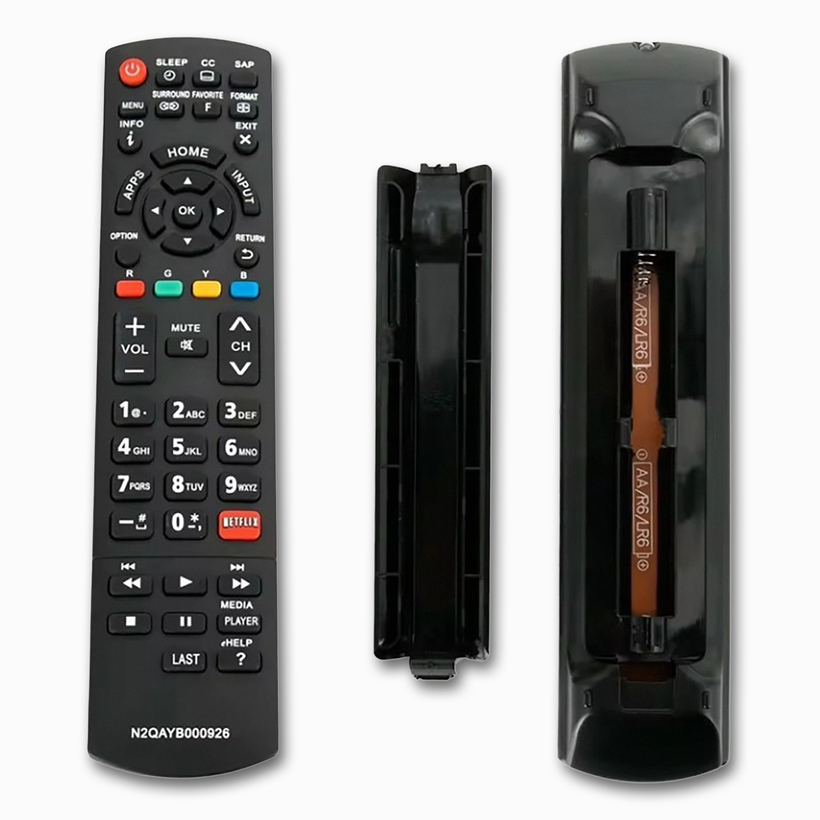 Panasonic N2QAYB000928 Replacement Remote | No Programming | AS Series TVs - Image 3