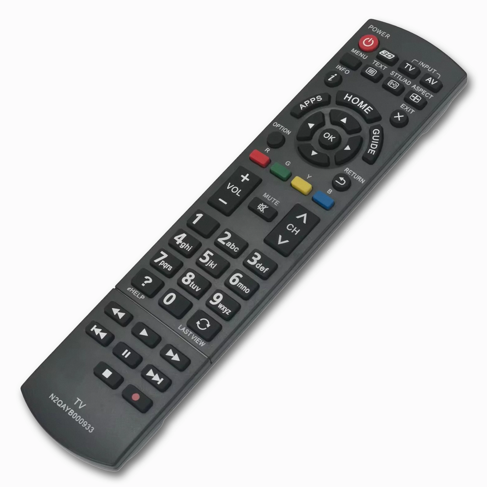 Panasonic N2QAYB000933 Remote | No Programming | AS Series LCD TVs - Image 2