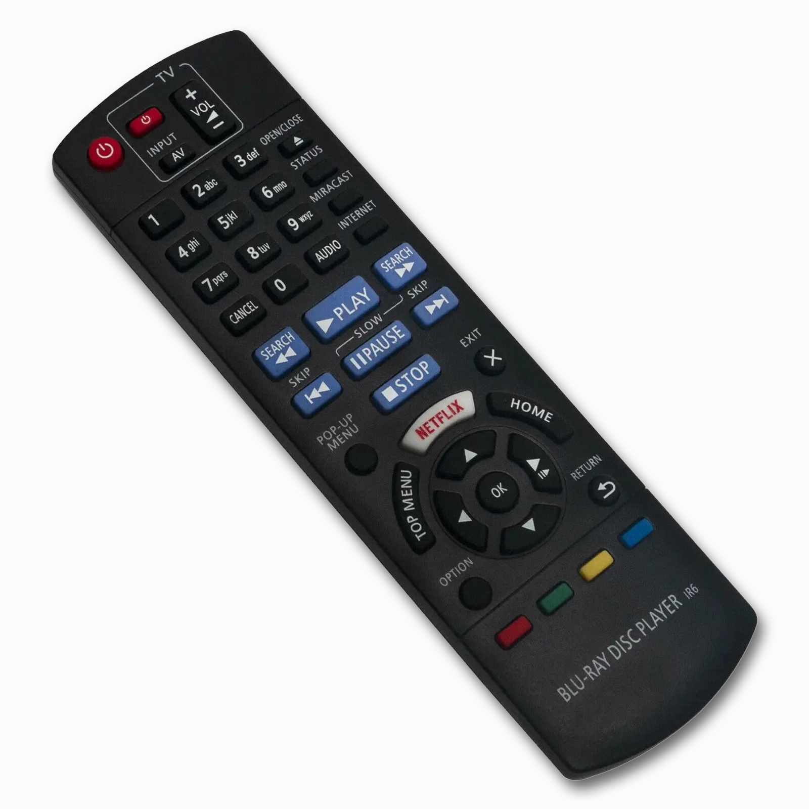 Panasonic N2QAYB001031 Blu-Ray Remote | Plug-and-Play | DMP-BDT Series Players - Image 3
