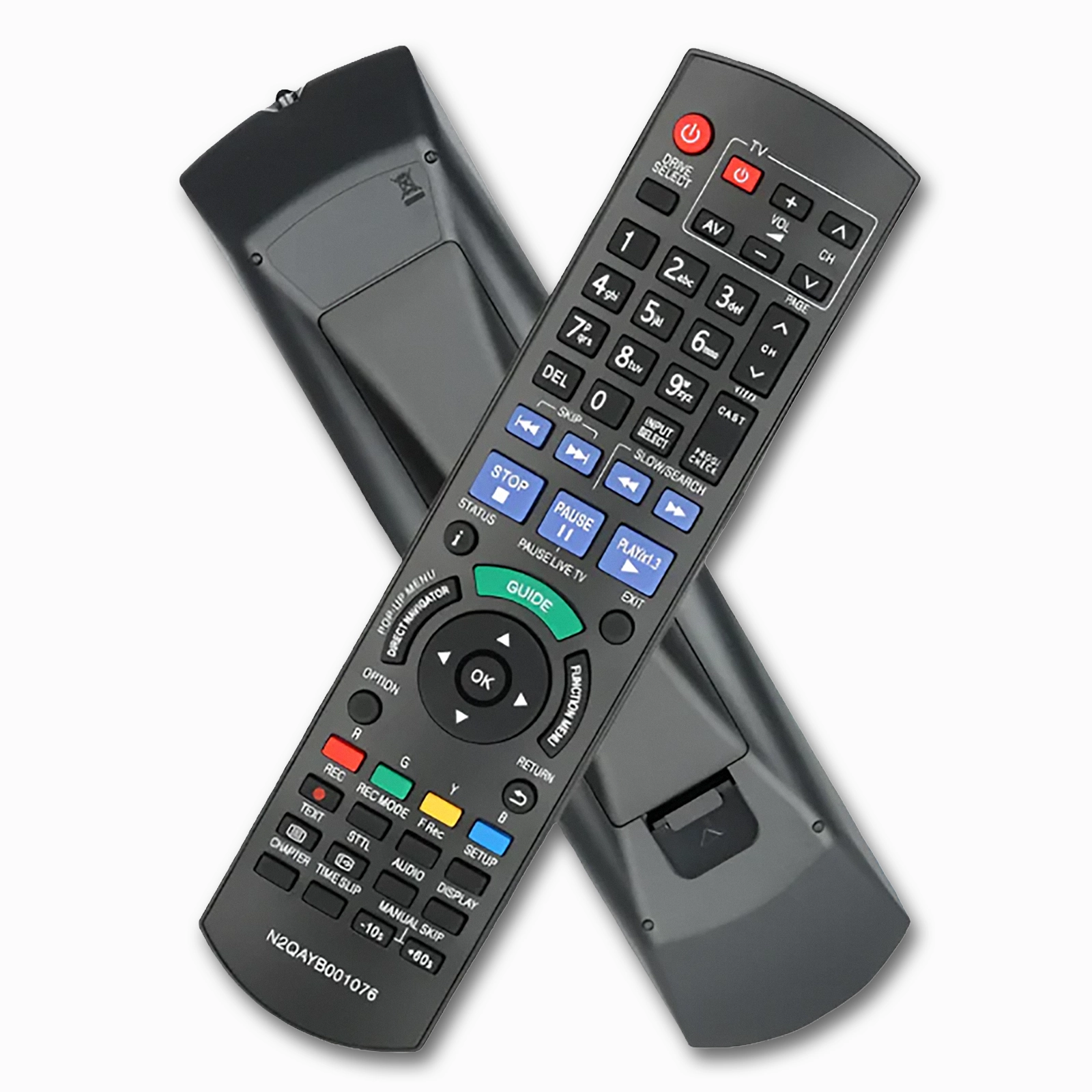 Panasonic N2QAYB001076 Replacement Remote for DMR-BWT760 DMR-BWT760GN DVD Recorders - Image 2