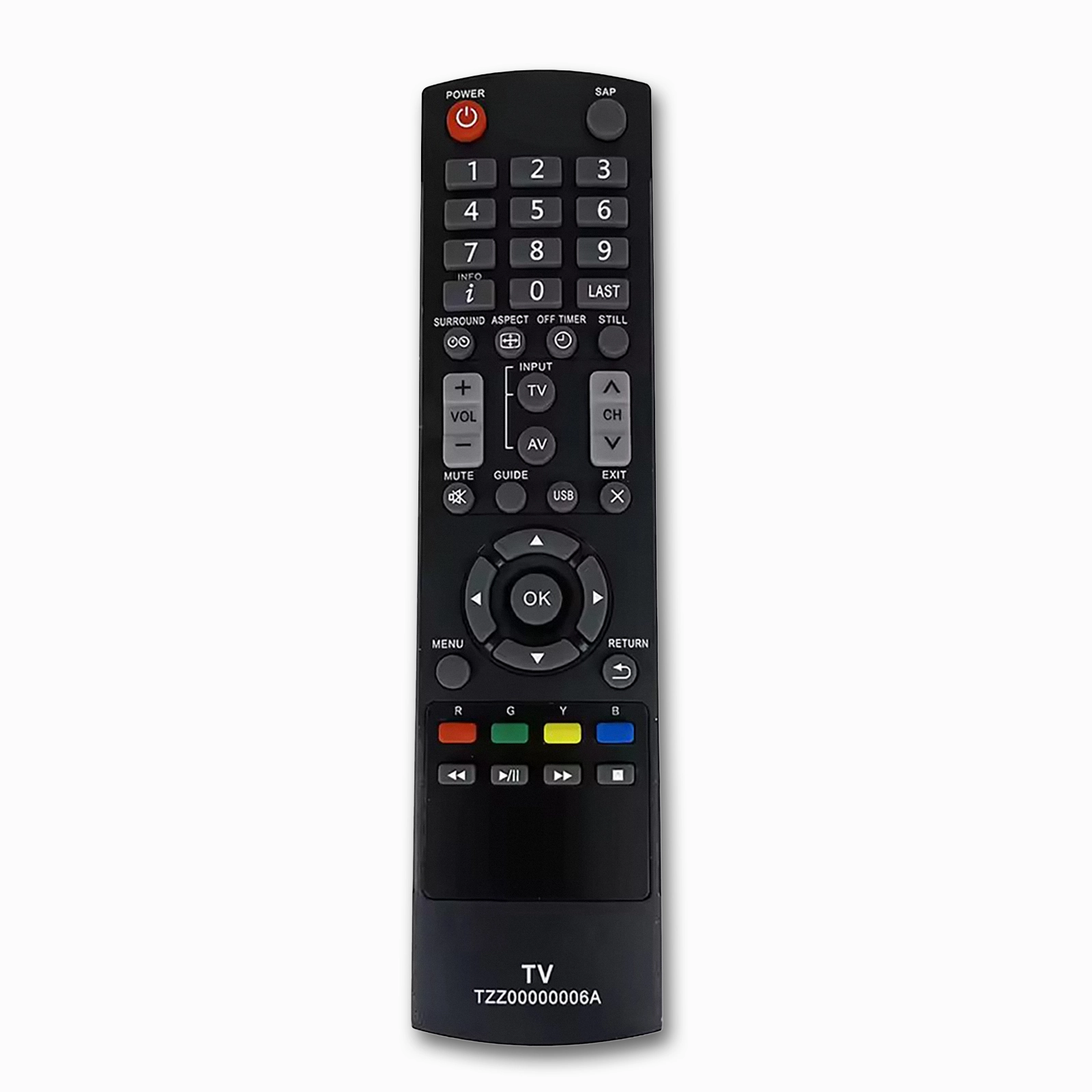 Panasonic TZZ00000006A TV Remote | Plug-and-Play | TC-32LC5 TC-L42U5 TH-L24X5A