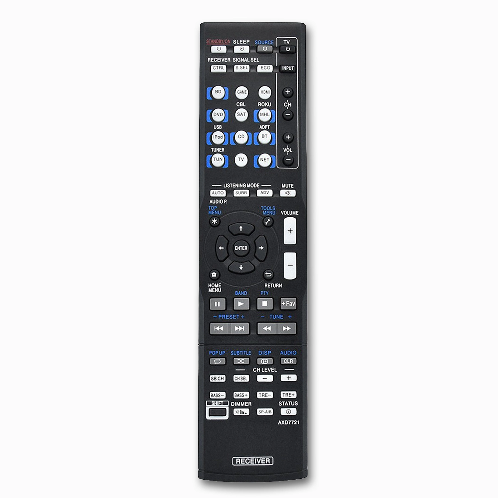 Pioneer AXD7721 AV Receiver Remote | No Programming | VSX-44 VSX-824 VSX-1029K Series