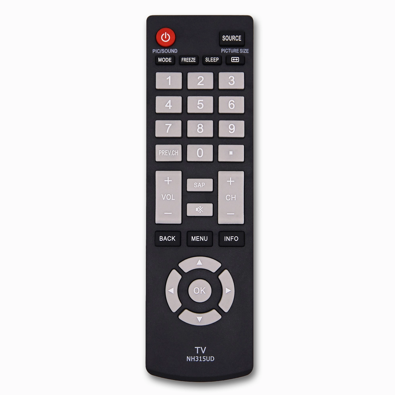 Sanyo MC42NS00 NH315UD Replacement Remote | No Programming | FW DP Series TVs