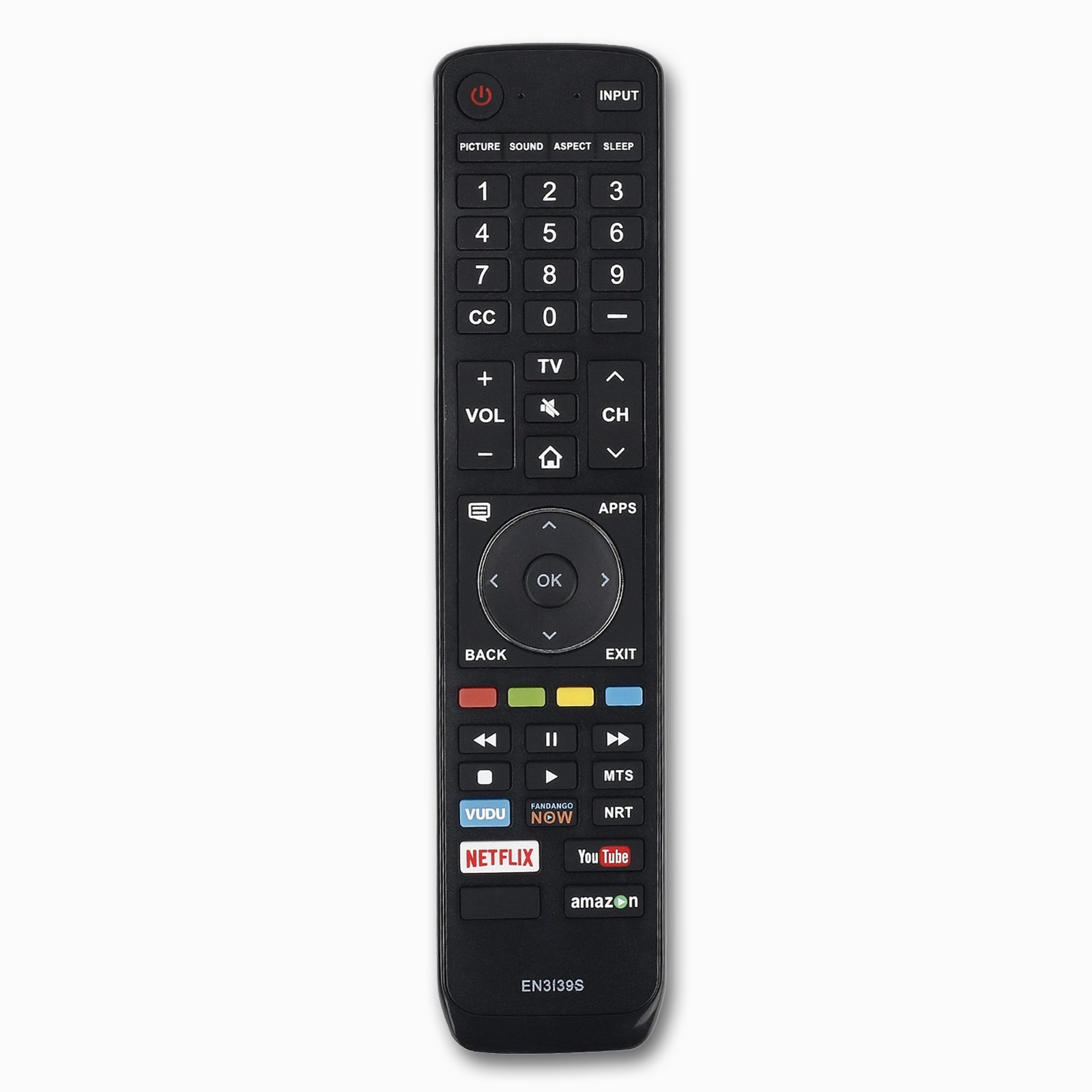 Sharp EN3139S EN3139H Replacement Remote | No Programming | P-Series Q-Series N-Series TVs