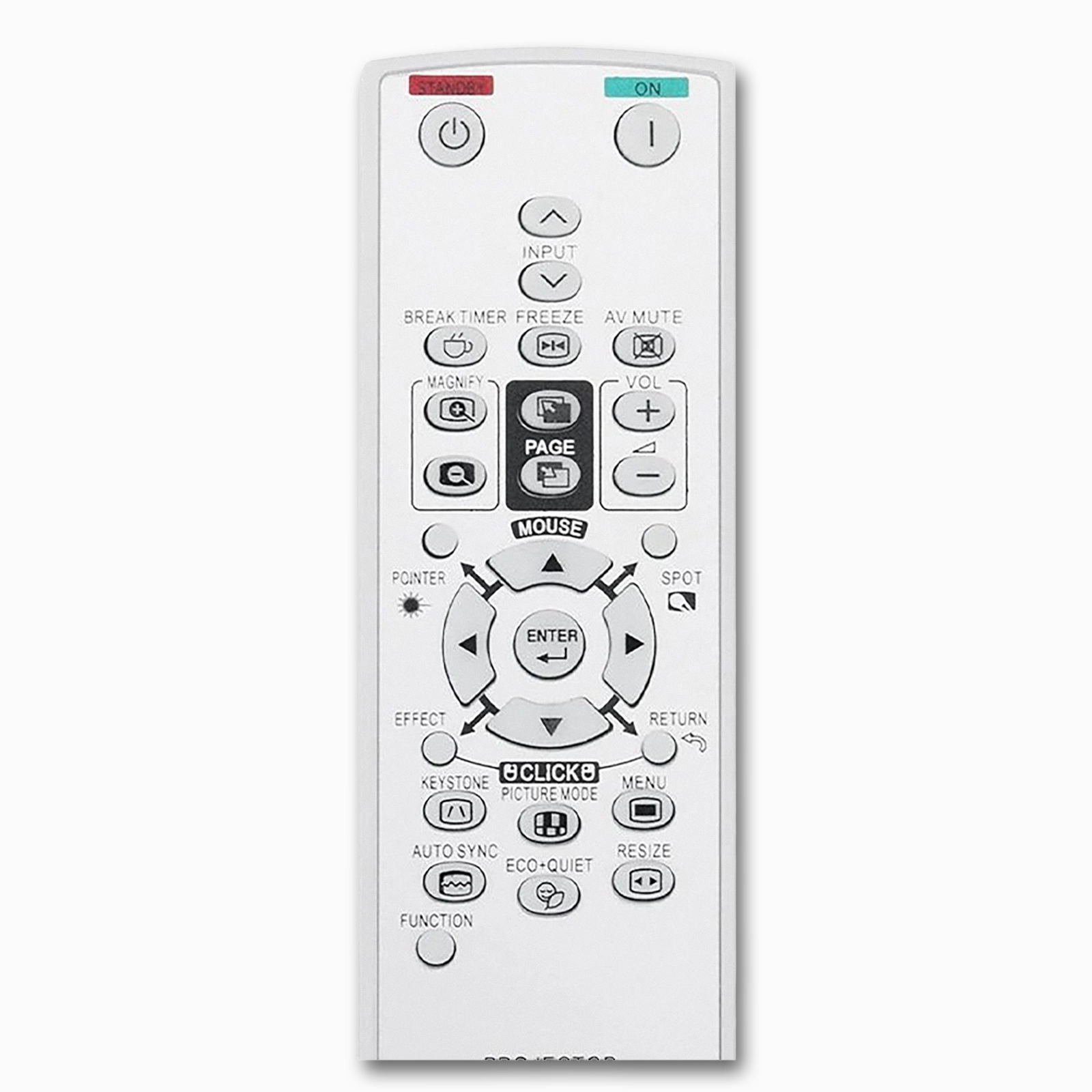 Sharp GA840WJSA Replacement Remote | No Programming | LE810 LE820 AQUOS TVs - Image 2
