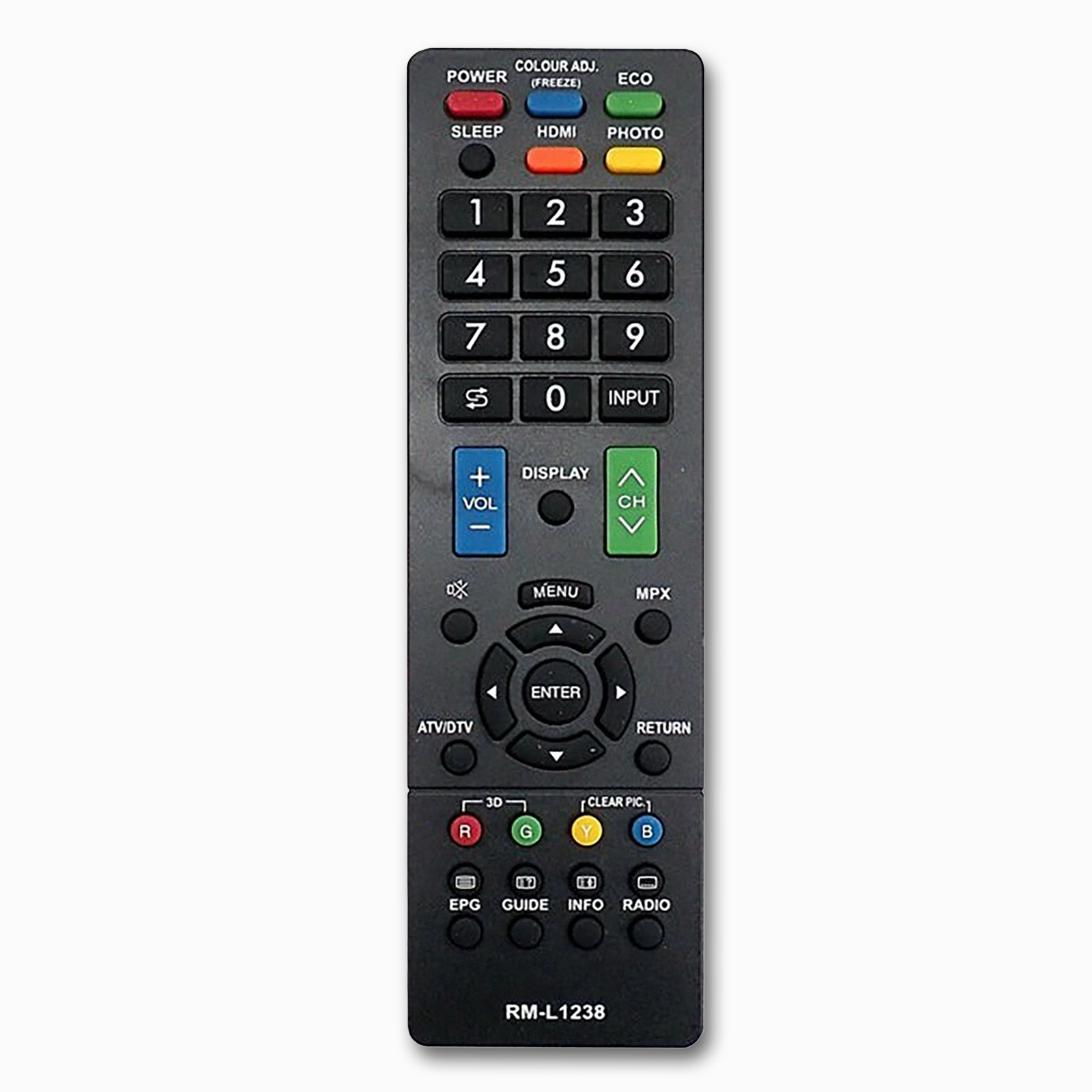 Sharp GB094WJSA RM-L1238 GB291WJSA Remote | Infrared Control | AQUOS LC-Series TVs