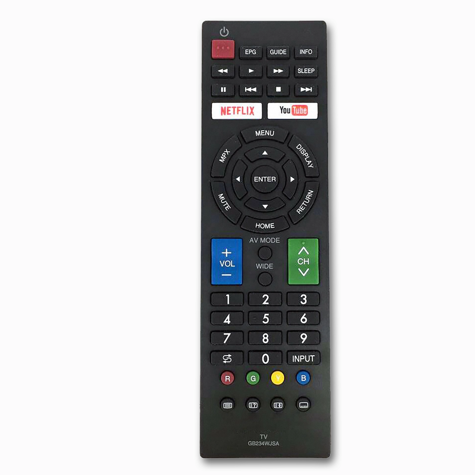 Sharp GB234WJSA Remote Control Replacement | No Programming | LC Series TVs
