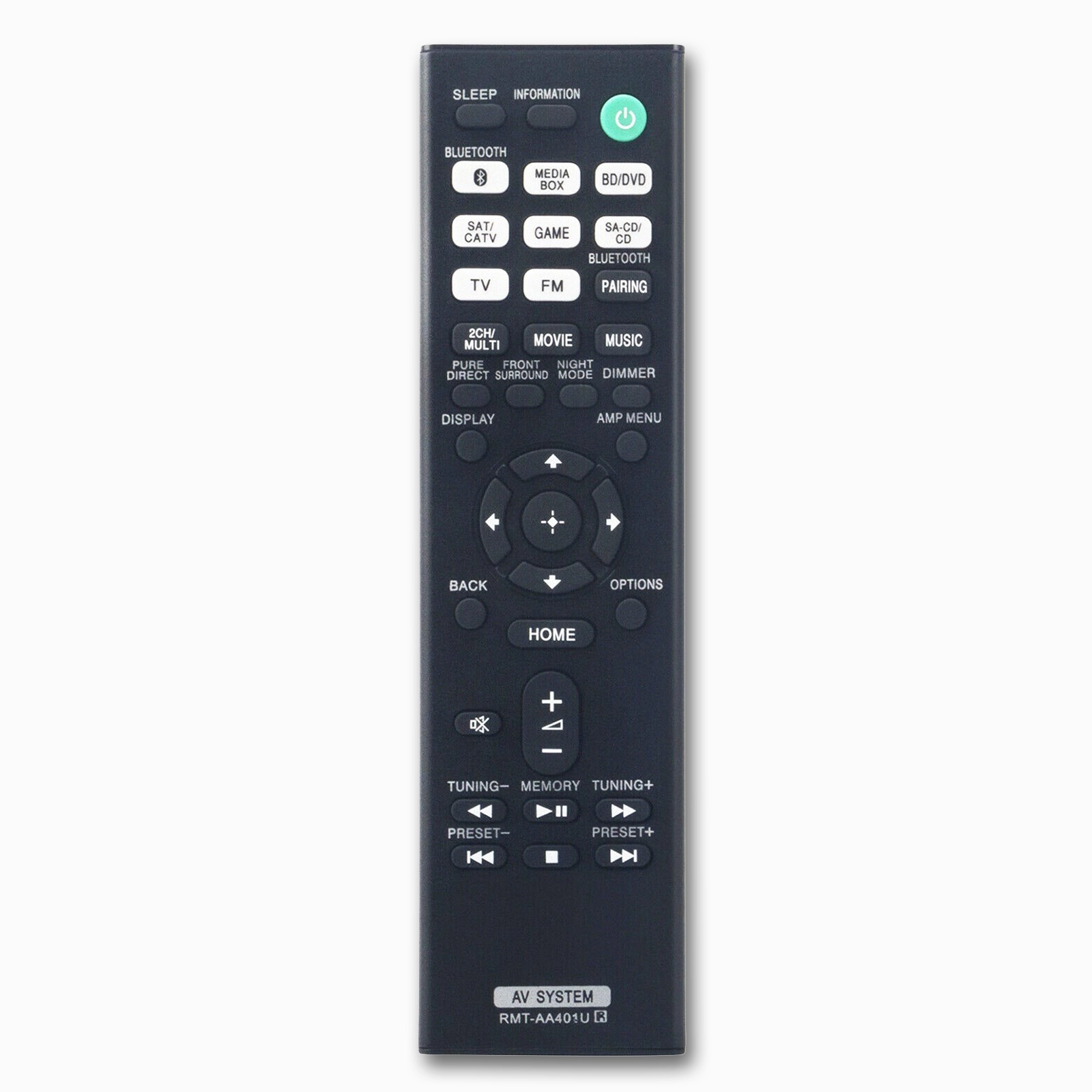 Sony RMT-AA401U AV Receiver Remote | Plug-and-Play | STR-DH Series Multi-Channel