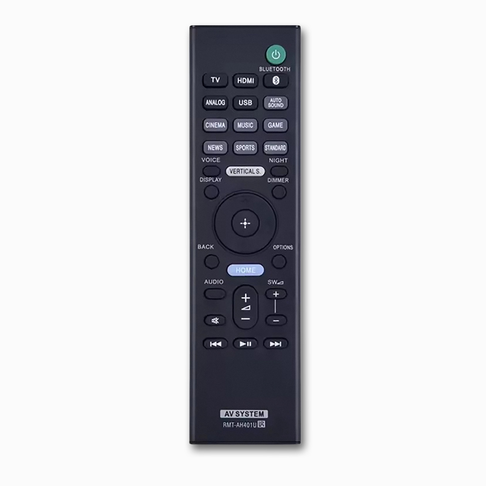 Sony RMT-AH401U Sound Bar Remote | No Programming | HT-X9000F SA-X9000F