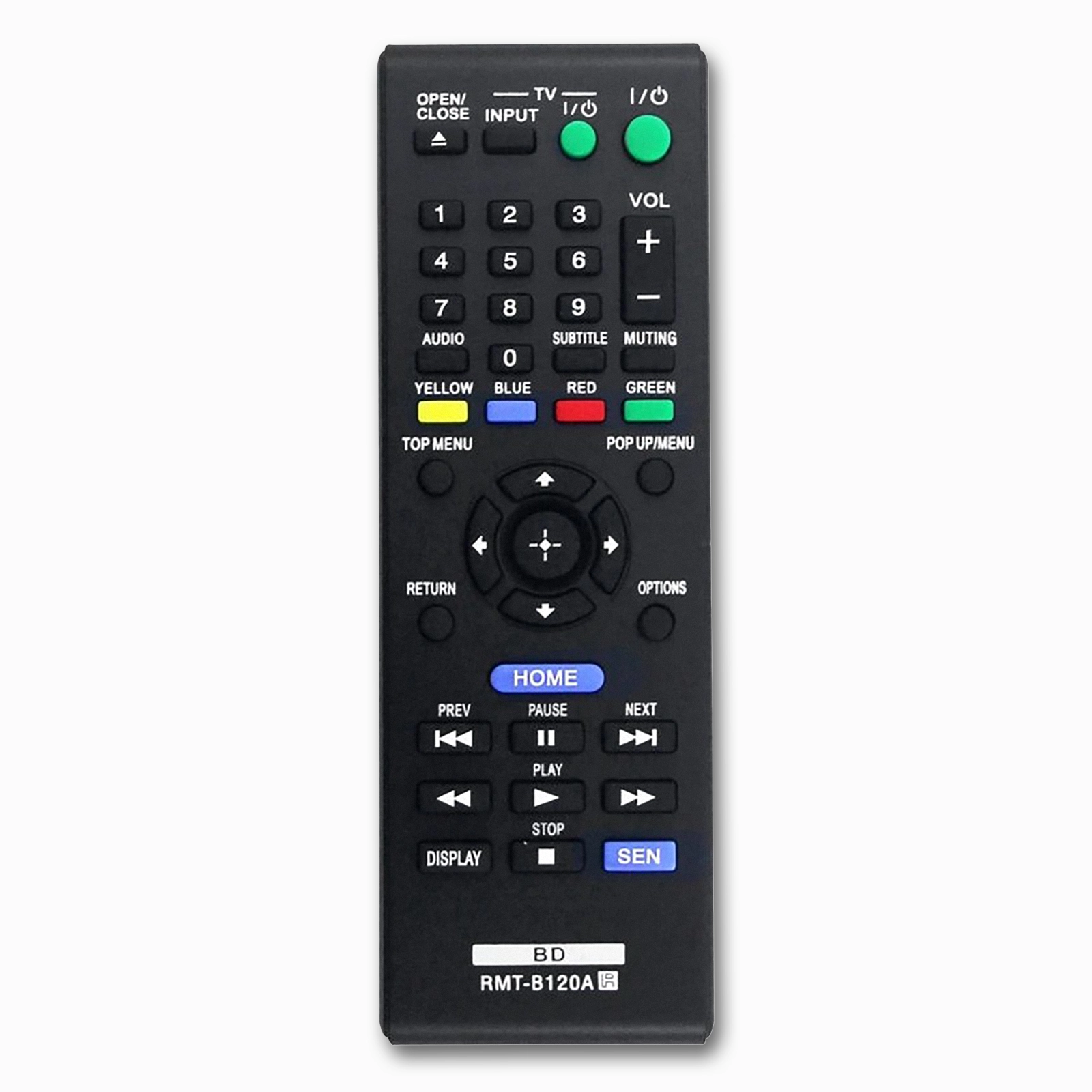 Sony RMT-B120A Blu-ray Remote | No Programming | BDP-S Series DVD Players